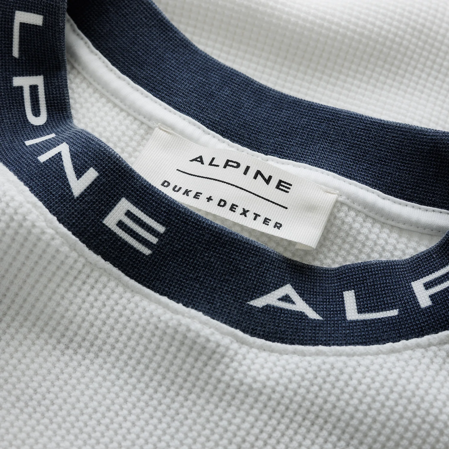 Alpine Formula One Team White Waffle Top - Image 9