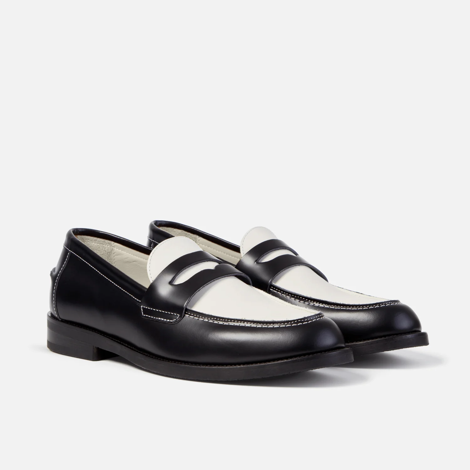 Wilde Black + White Penny Loafer - Men's - Image 3