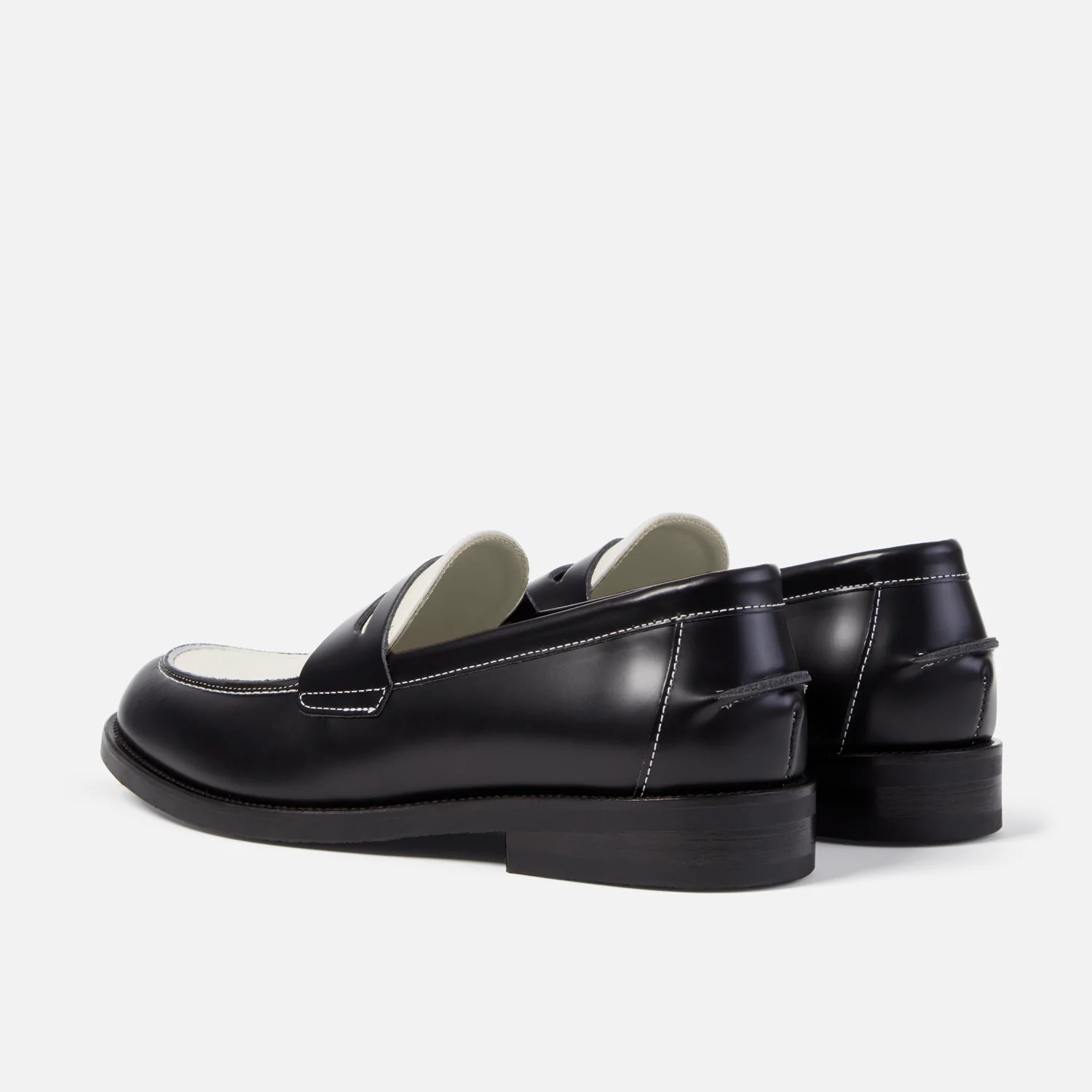 Wilde Black + White Penny Loafer - Men's - Image 6