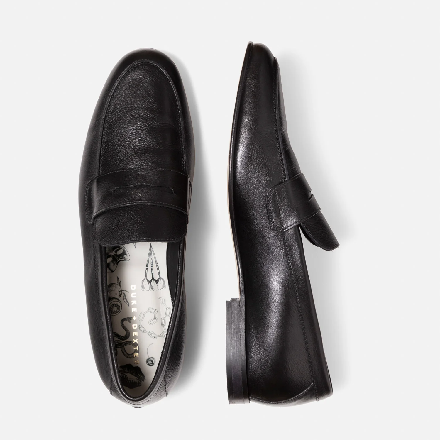 Caine Black Penny Loafer - Men's - Image 5