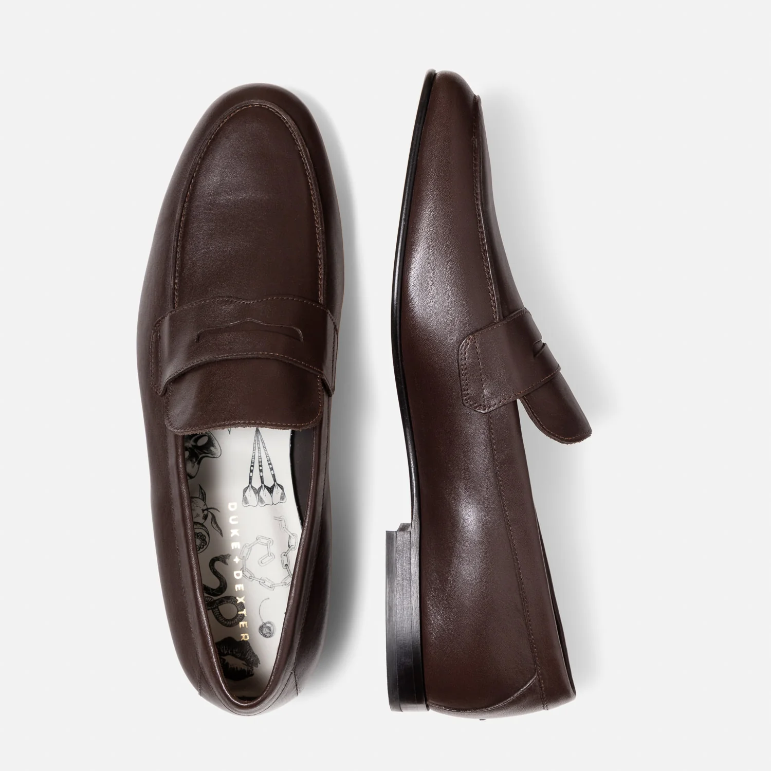 Caine Brown Penny Loafer - Men's - Image 5