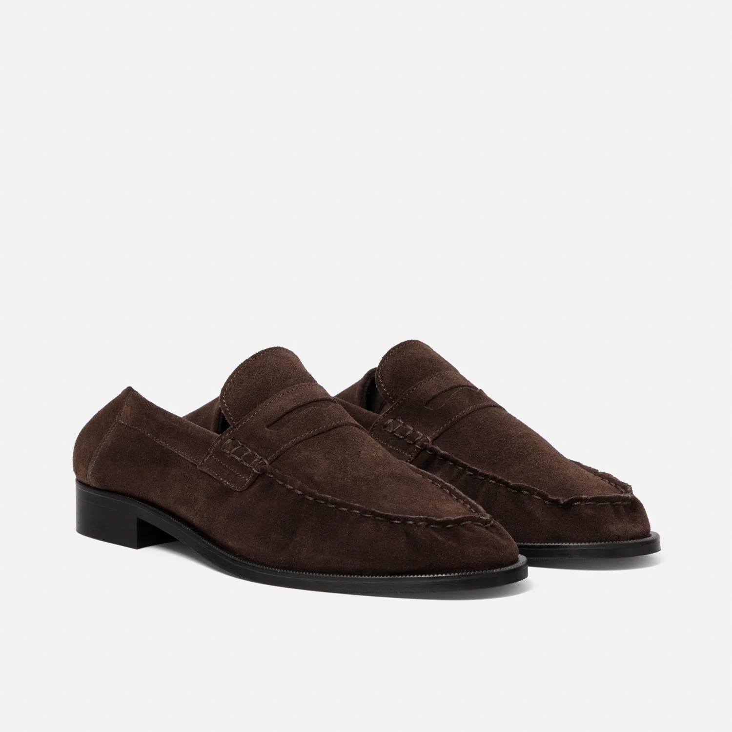 CB Brown Suede Foldable Ruched Loafer - Men's - Image 3