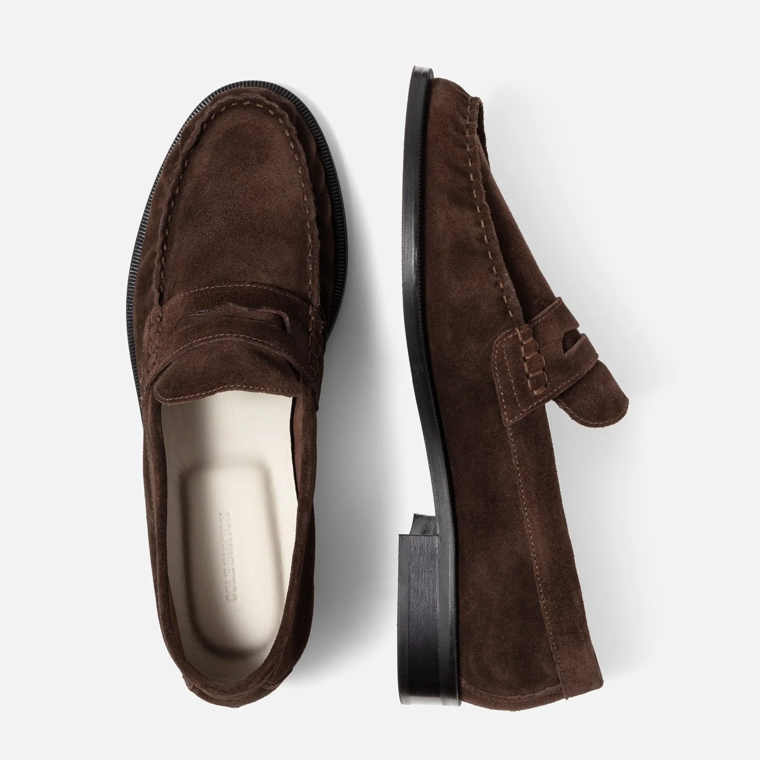 CB Brown Suede Ruched Loafer - Men's - Image 5