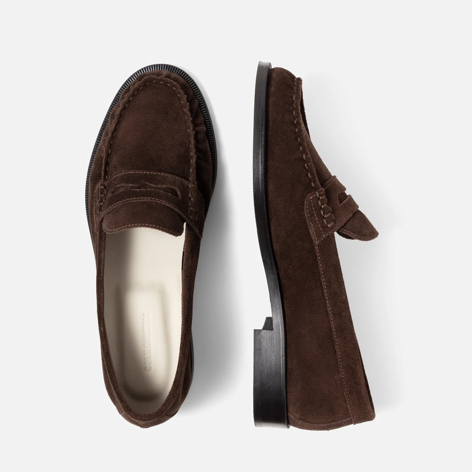CB Brown Suede Ruched Loafer - Women's - Image 4