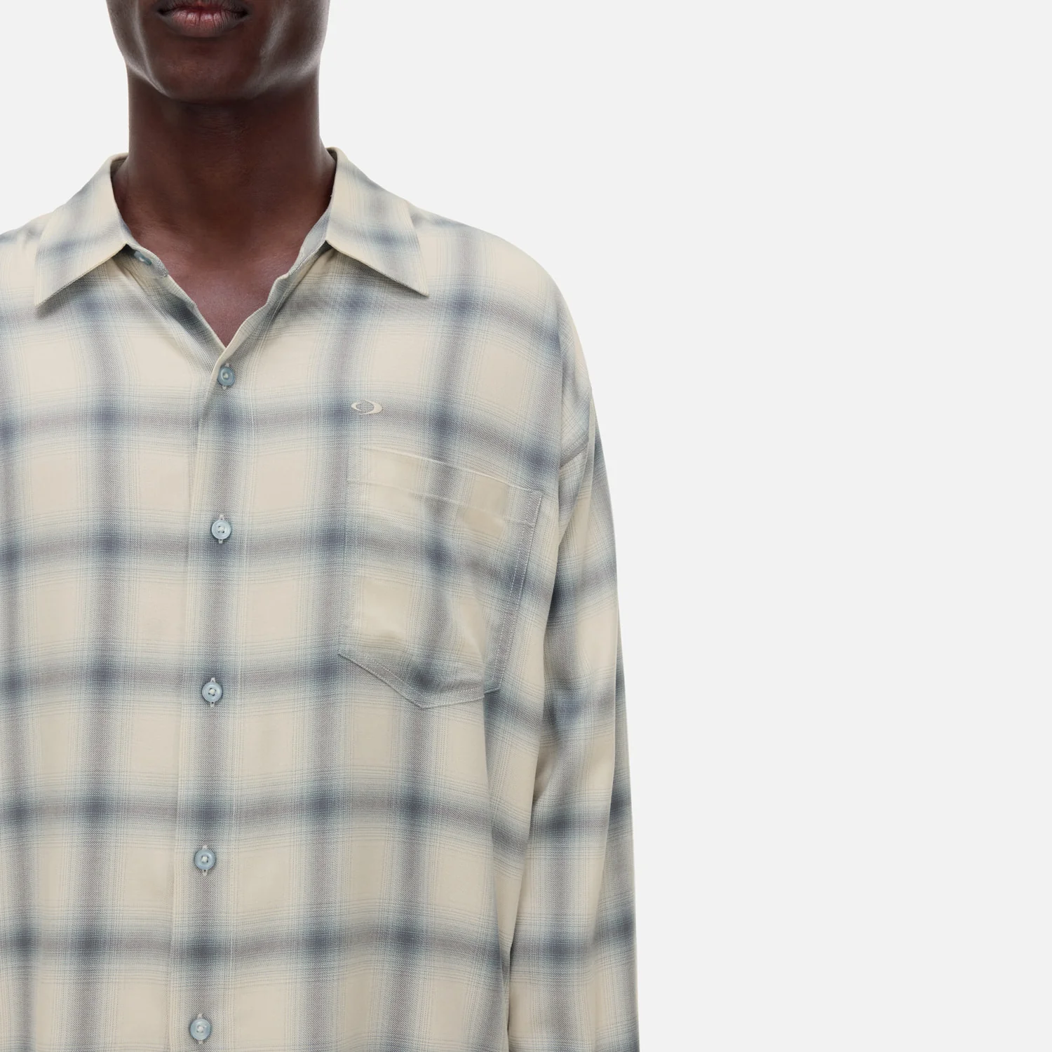 CB Dappled Check Blue Shirt - Image 6