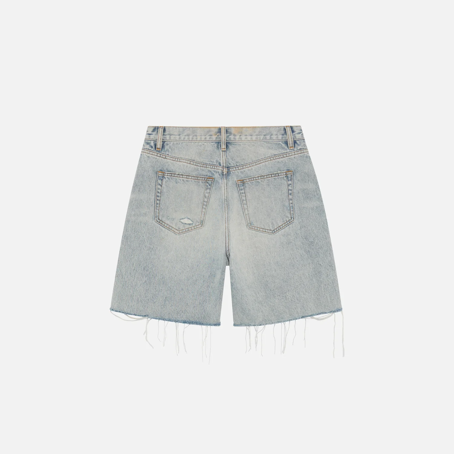 CB Distressed Cut Denim Shorts - Image 3