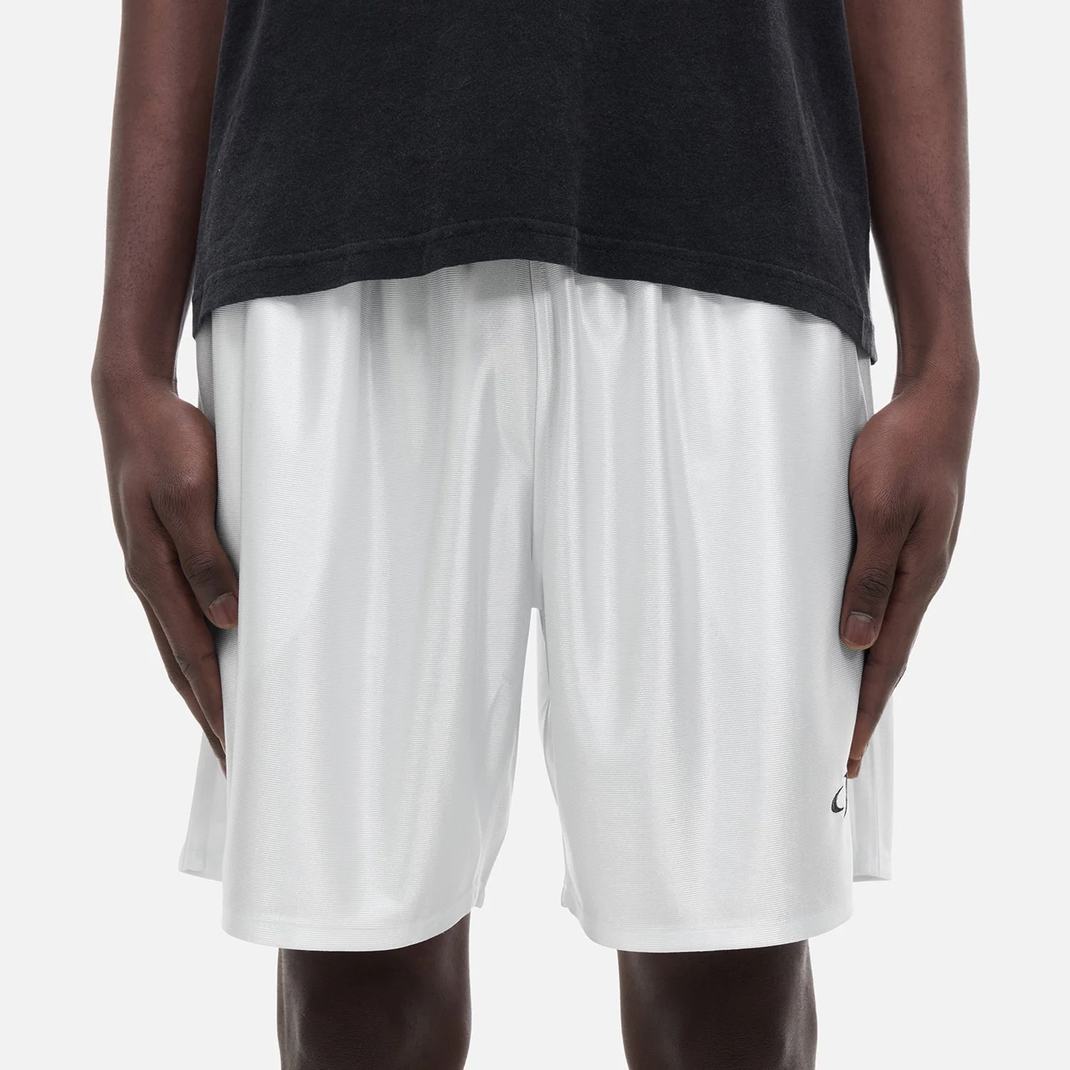 CB Emblem White Shorts - Image 5