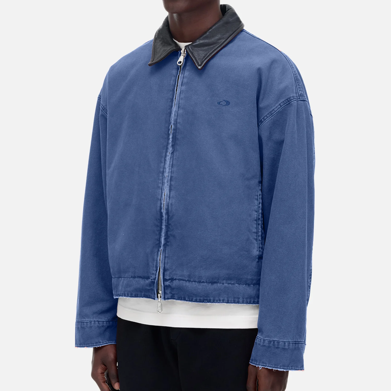 CB Emblem Trucker Blue Jacket - Image 4