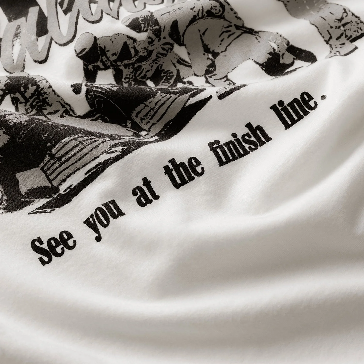 DR Grey Pit Stop Vintage White T-Shirt - Image 5