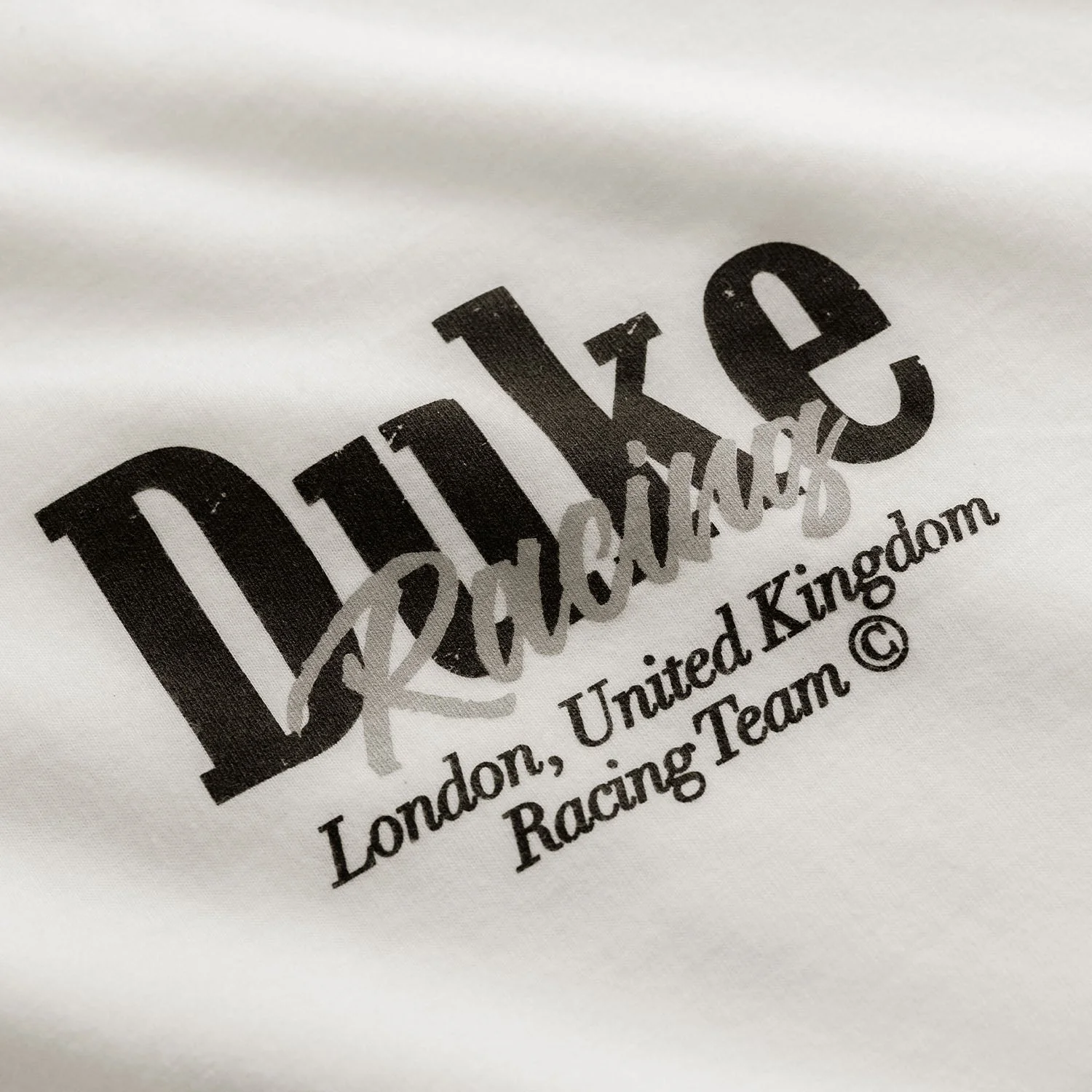 DR Grey Pit Stop Vintage White T-Shirt - Image 6