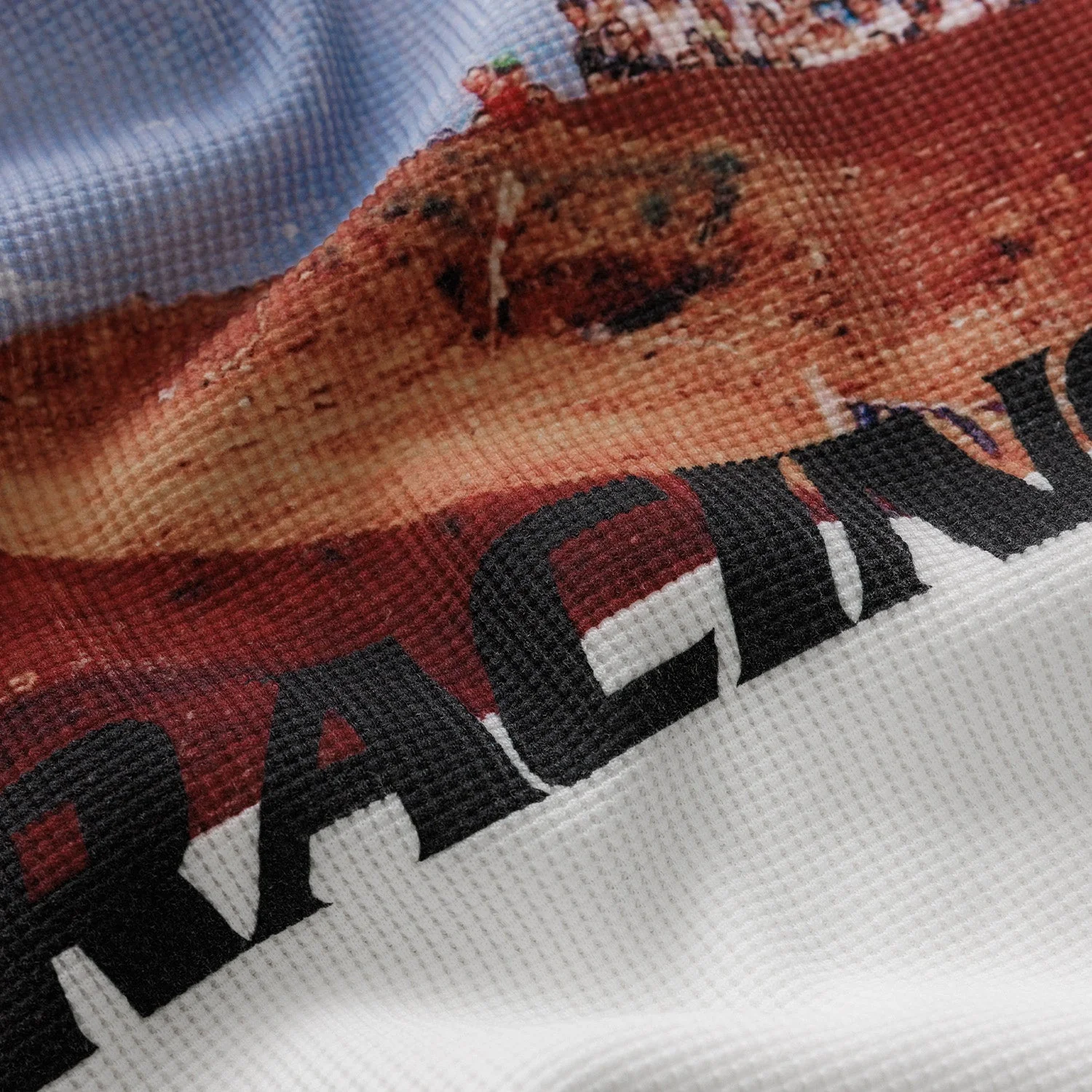 DR Motocross Vintage White Waffle Top - Image 4