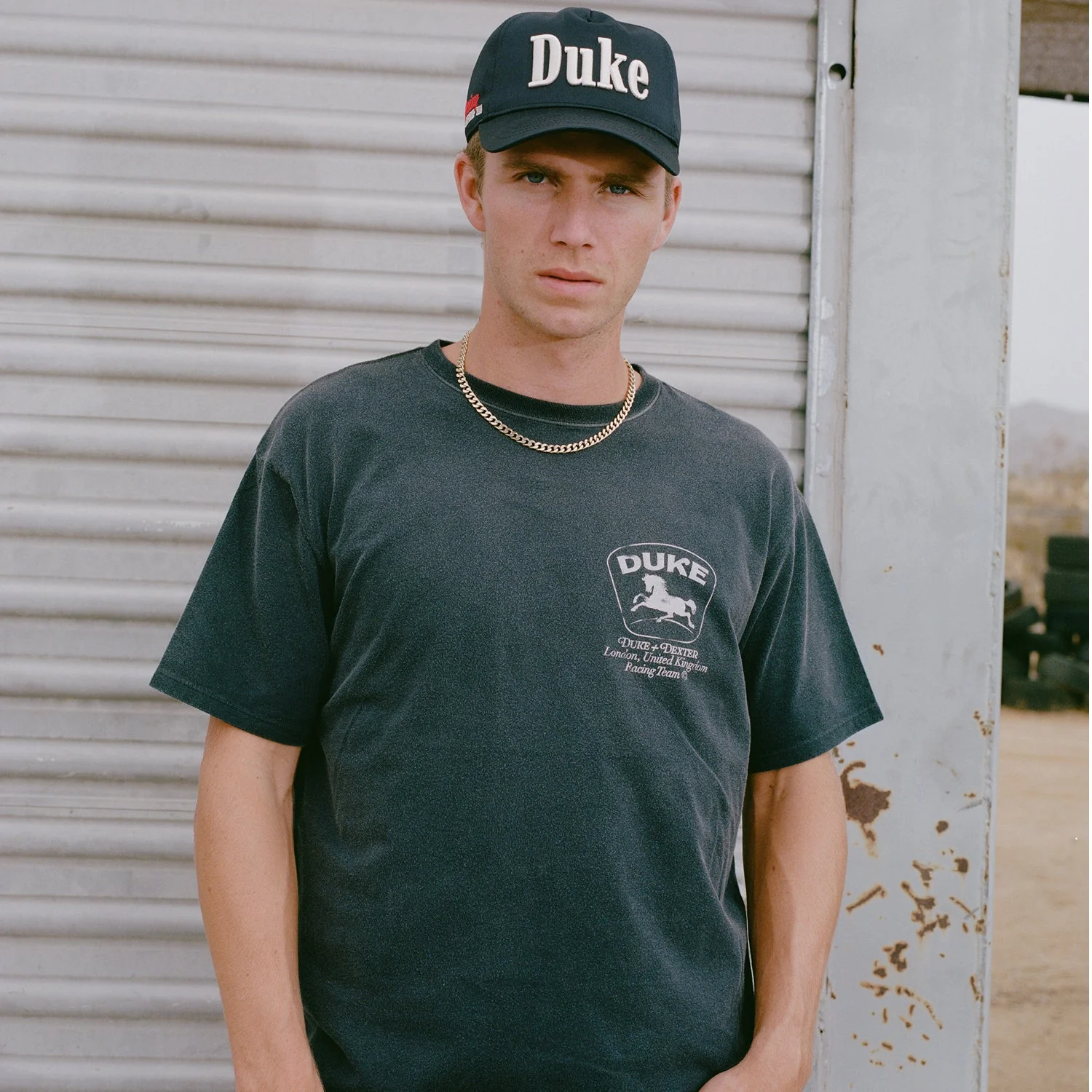 DR Sponsors Washed Black Mono T-Shirt - Image 5
