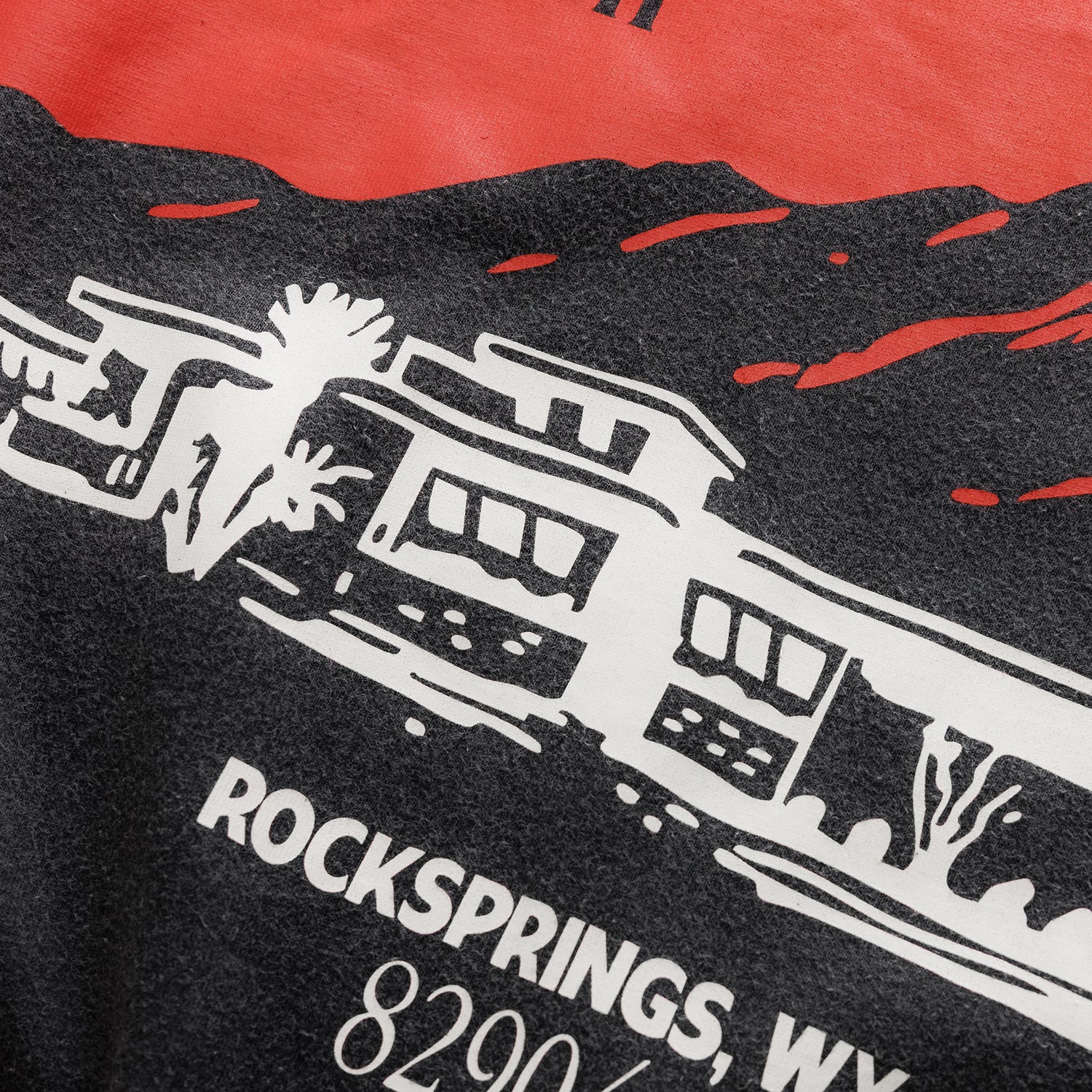 Duke Ranch Vintage Black + Red T-Shirt - Image 5