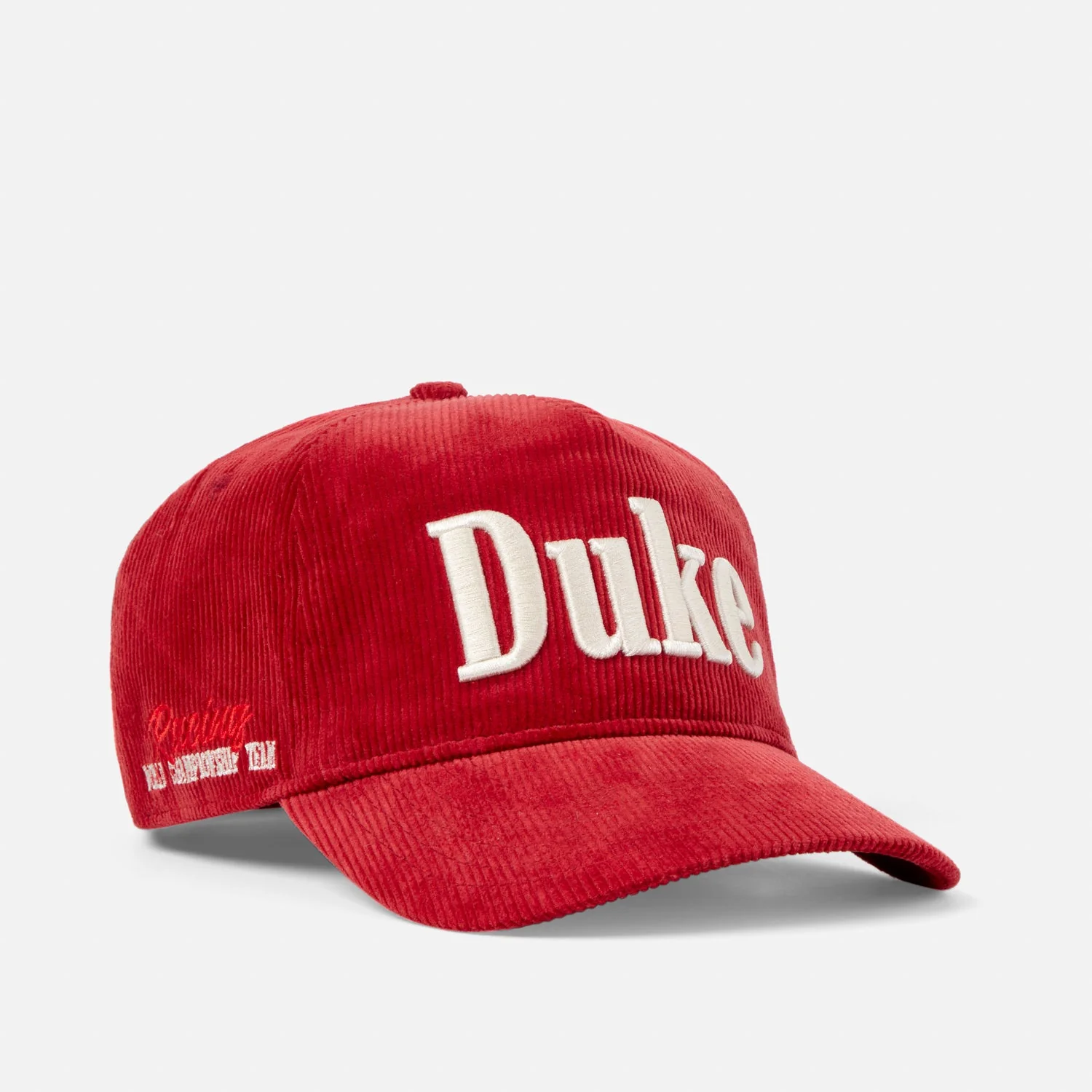 Duke Red Corduroy Cap - Image 4