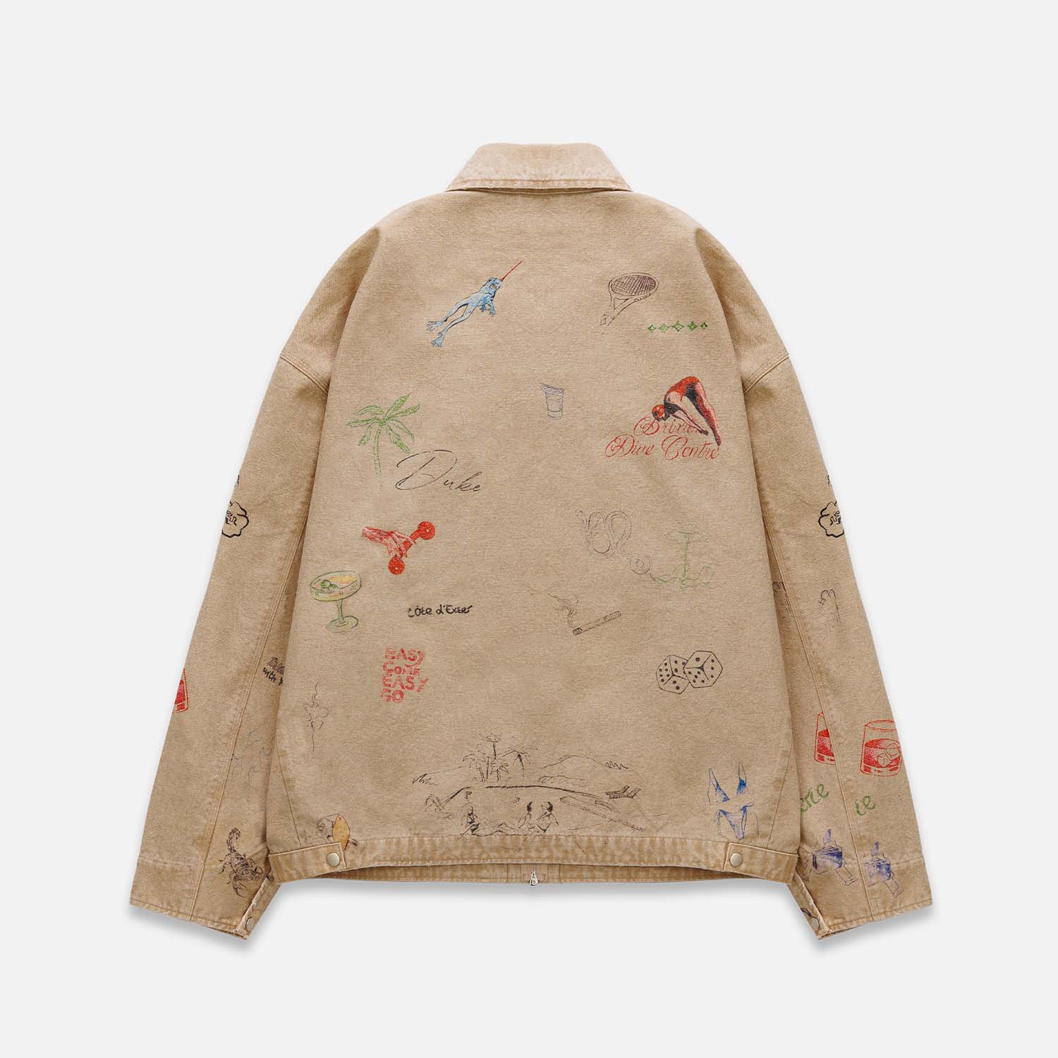 Duke Sketch Sand Jacket - Image 3