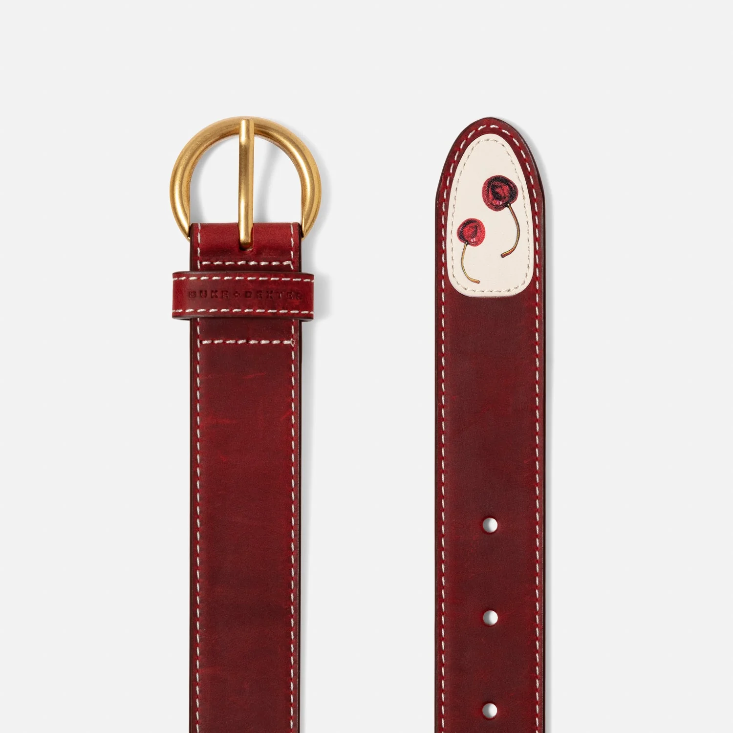 Ellis Red Cherry Belt - Image 3