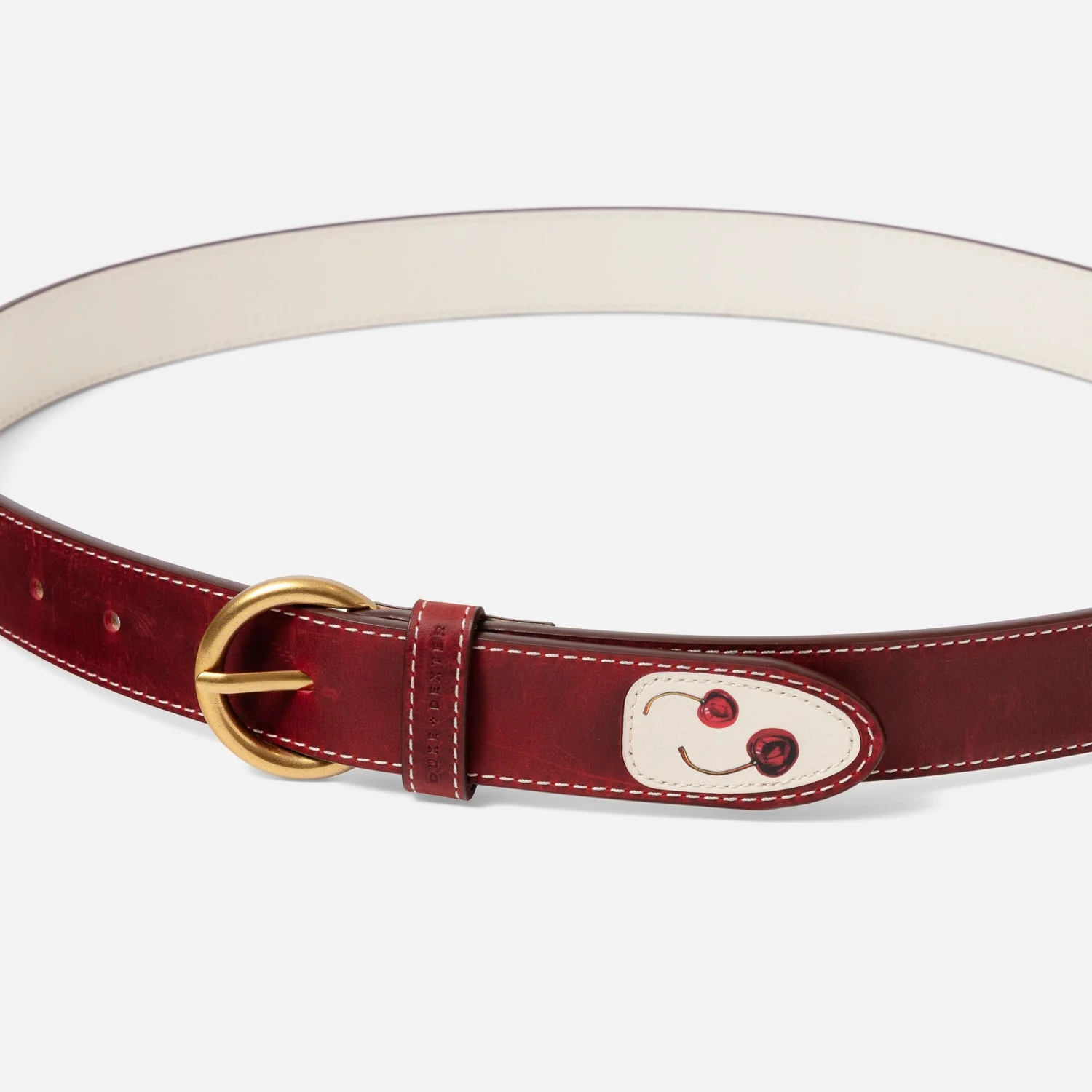 Ellis Red Cherry Belt - Image 4
