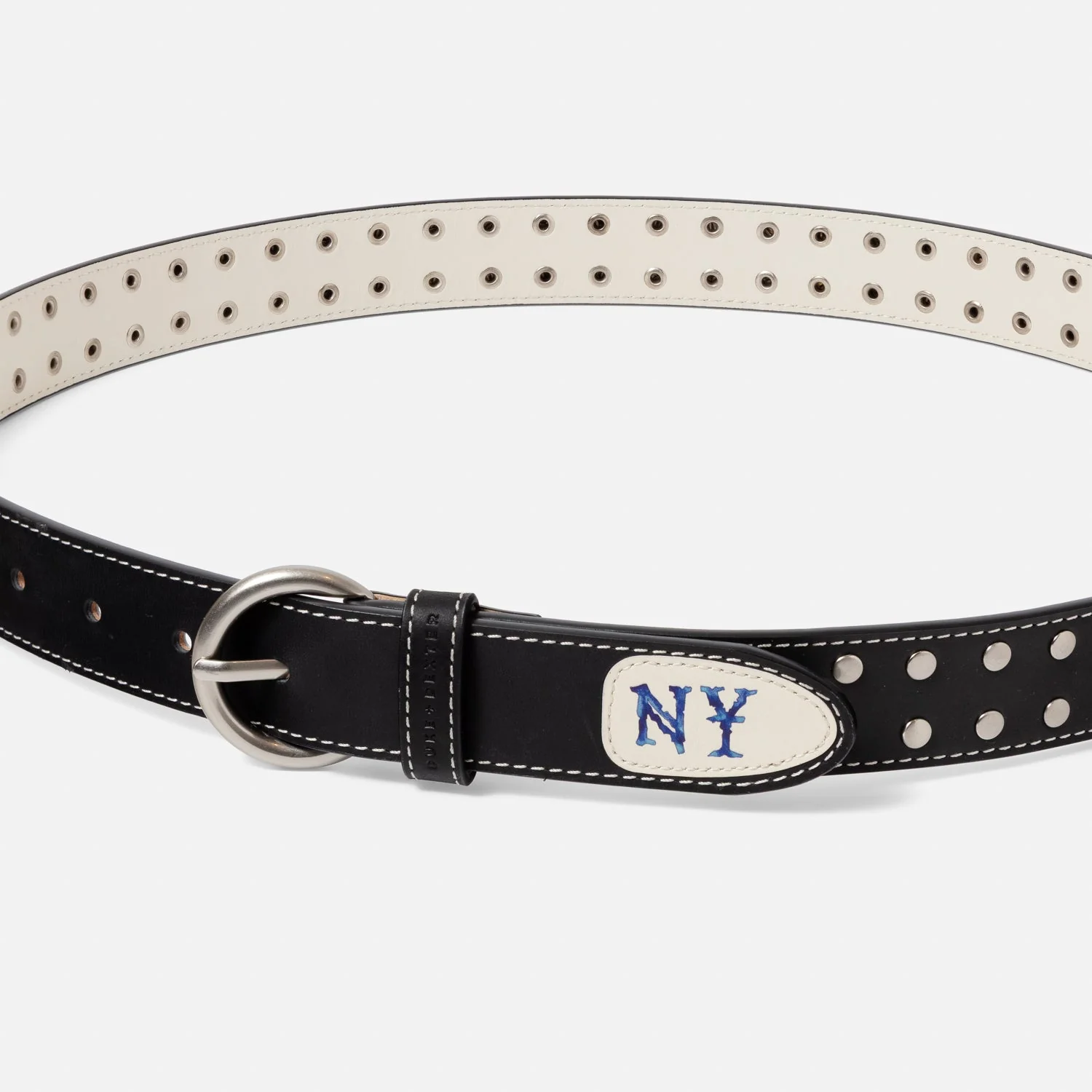 Ellis Silver Studded NY Belt - Image 4