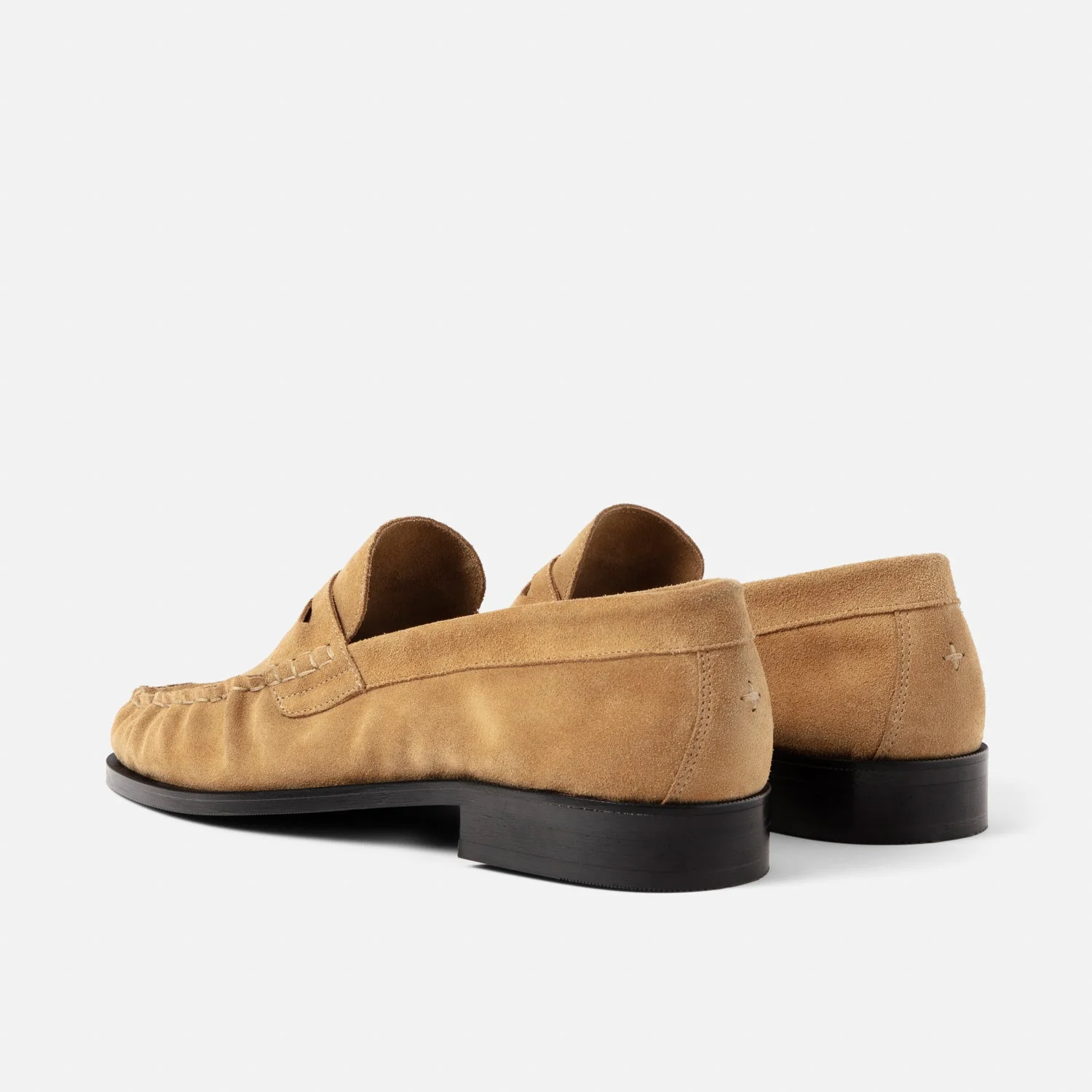 Ezra Tan Suede Ruched Loafer - Men's - Image 6
