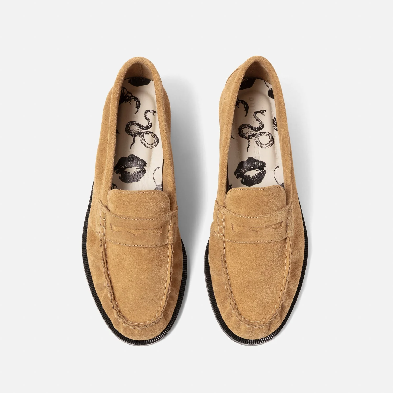 Ezra Tan Suede Ruched Loafer - Women's - Image 4