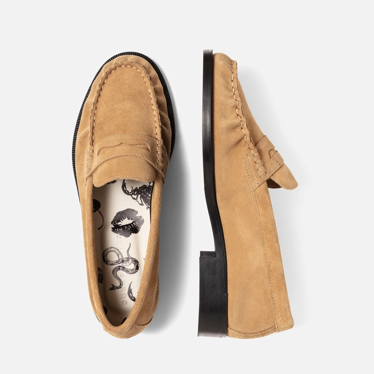Ezra Tan Suede Ruched Loafer - Women's - Image 5