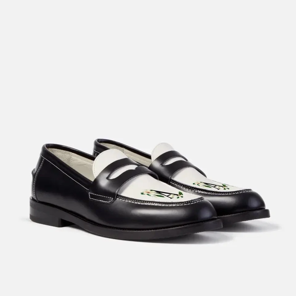 Hand-Painted Initial Penny Loafer - Men's - Image 3