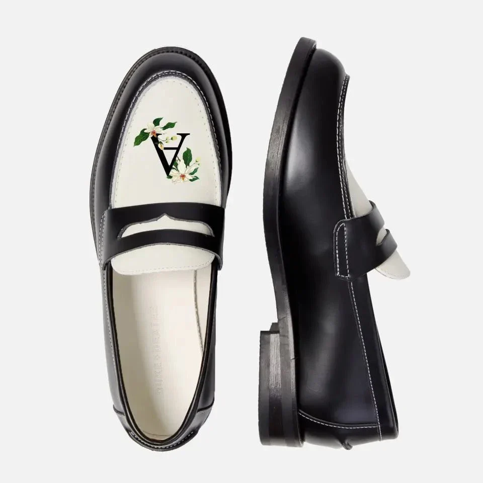 Hand-Painted Initial Penny Loafer - Men's - Image 4