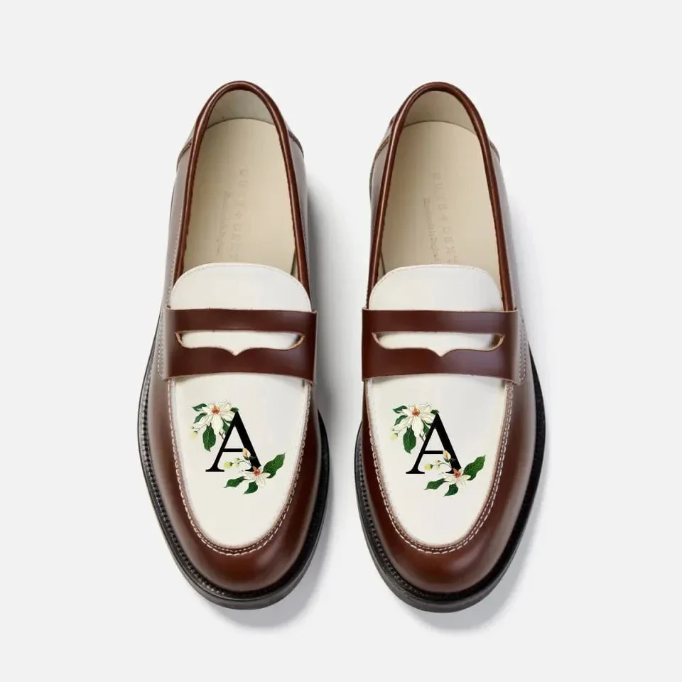 Hand-Painted Initial Penny Loafer - Men's - Image 6