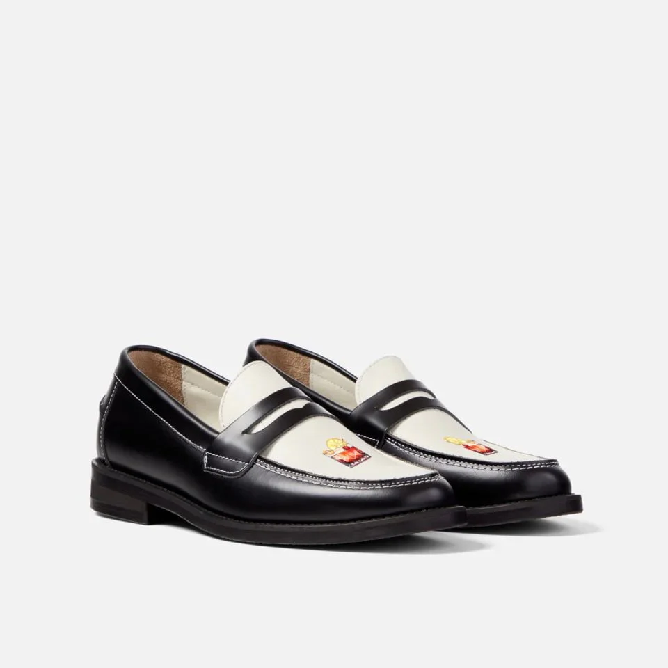 Hand-Painted Motif Penny Loafer - Women's - Image 3