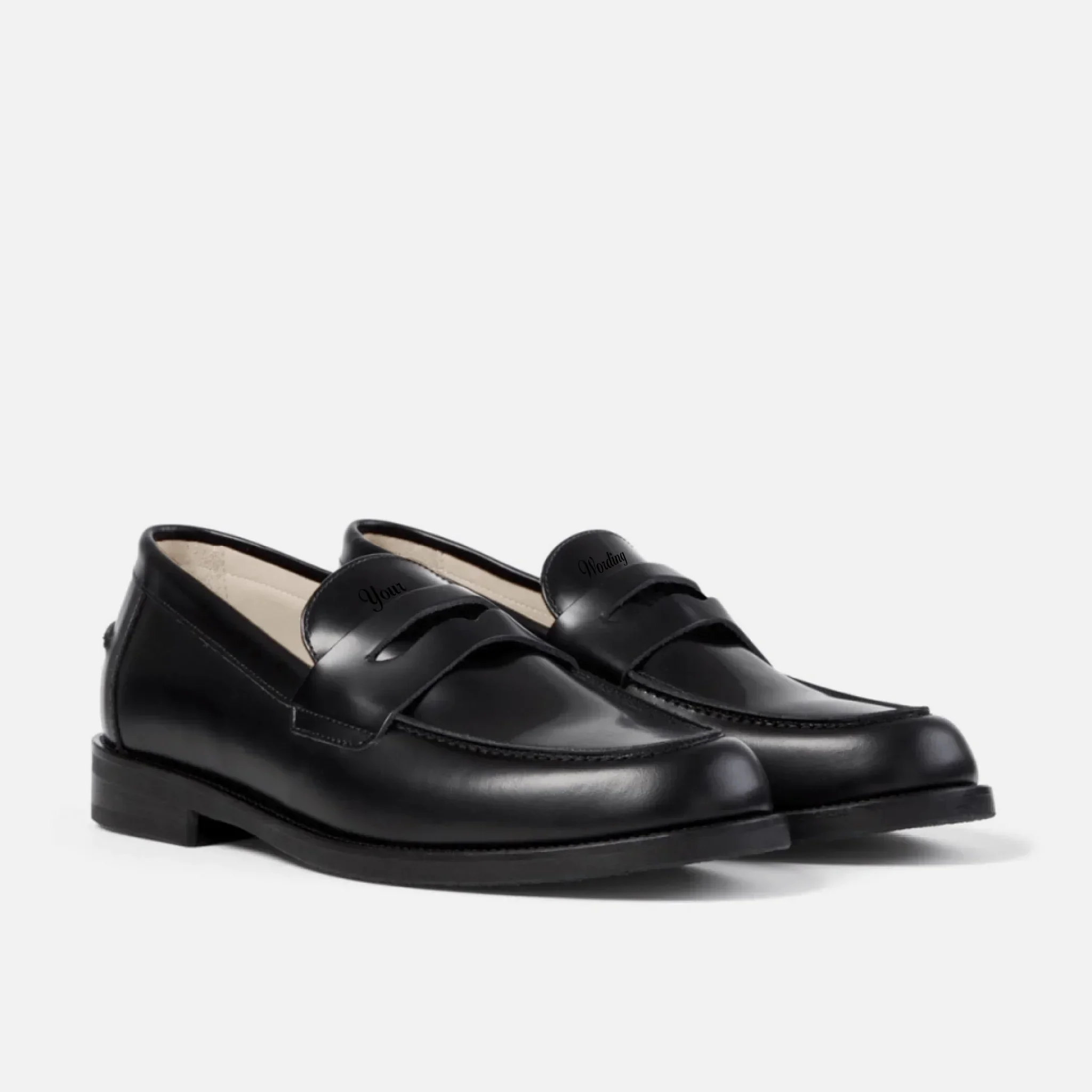 Hand-Painted Lettering Penny Loafer - Men's - Image 12