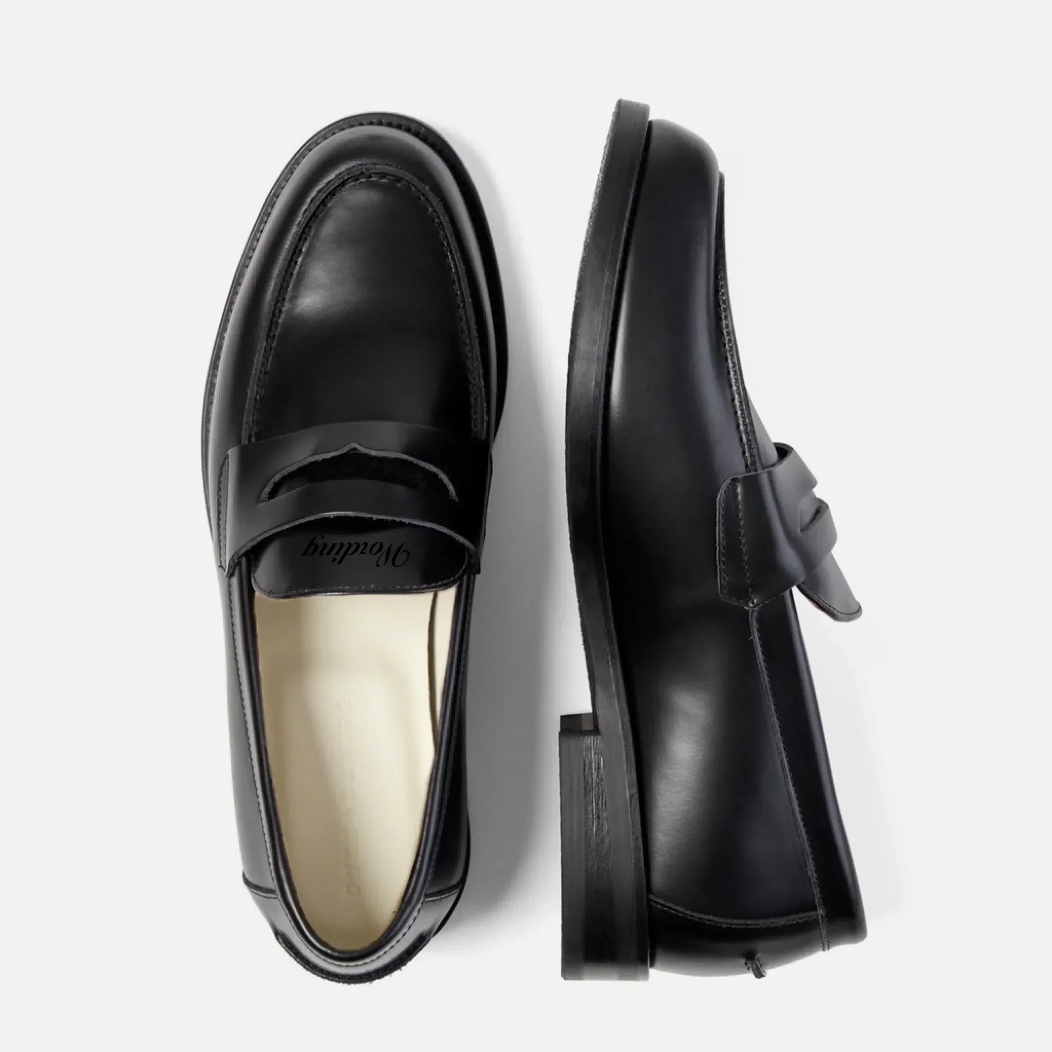 Hand-Painted Lettering Penny Loafer - Men's - Image 14