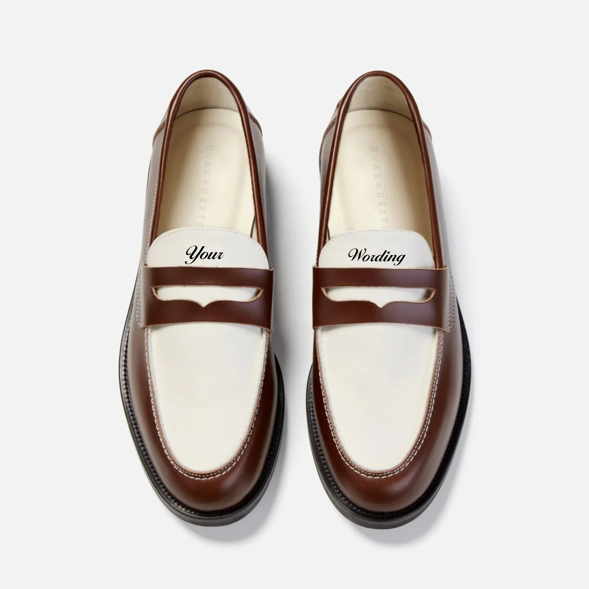Hand-Painted Lettering Penny Loafer - Men's - Image 6