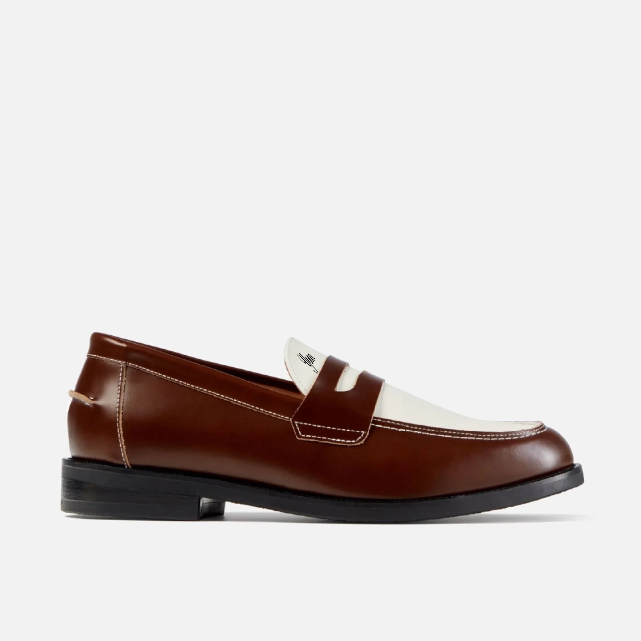 Hand-Painted Lettering Penny Loafer - Men's - Image 8