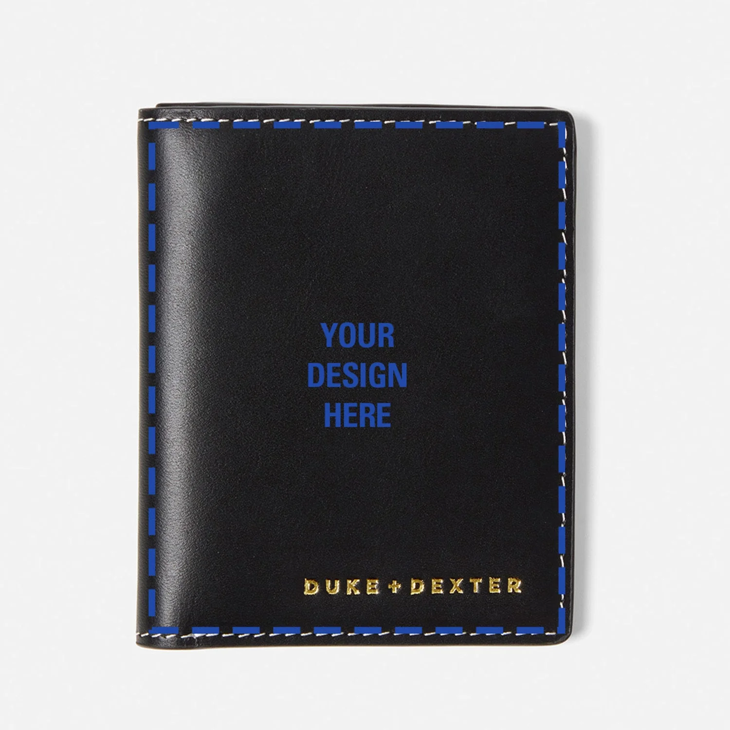 Hand-Painted Black + White Wallet