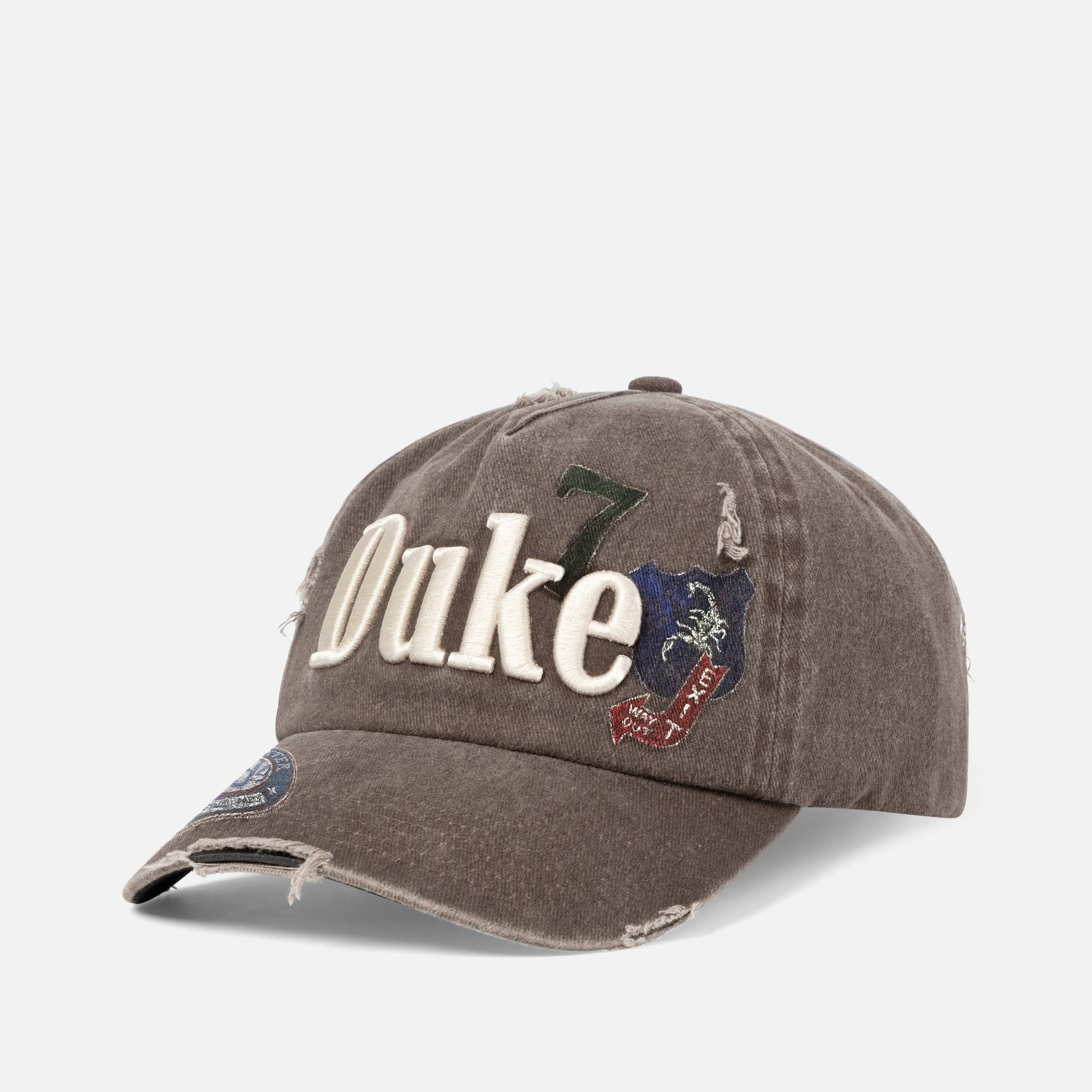Hand-Painted Patch Distressed Cap - Image 3