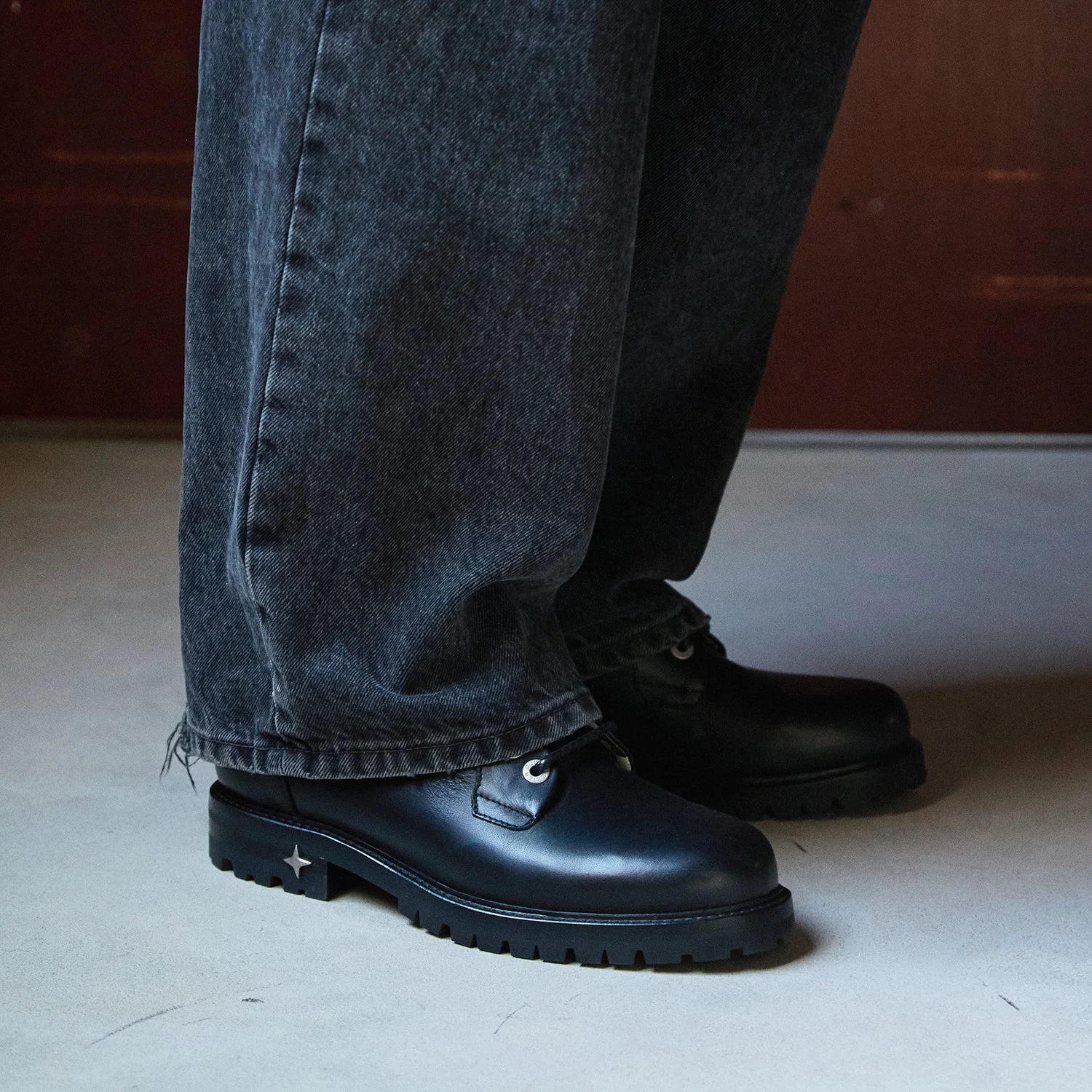 Lennon Black Derby - Men's - Image 8