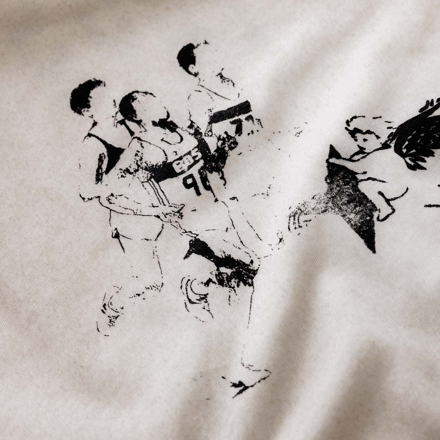 NY Sketch Vintage White T-Shirt - Image 7