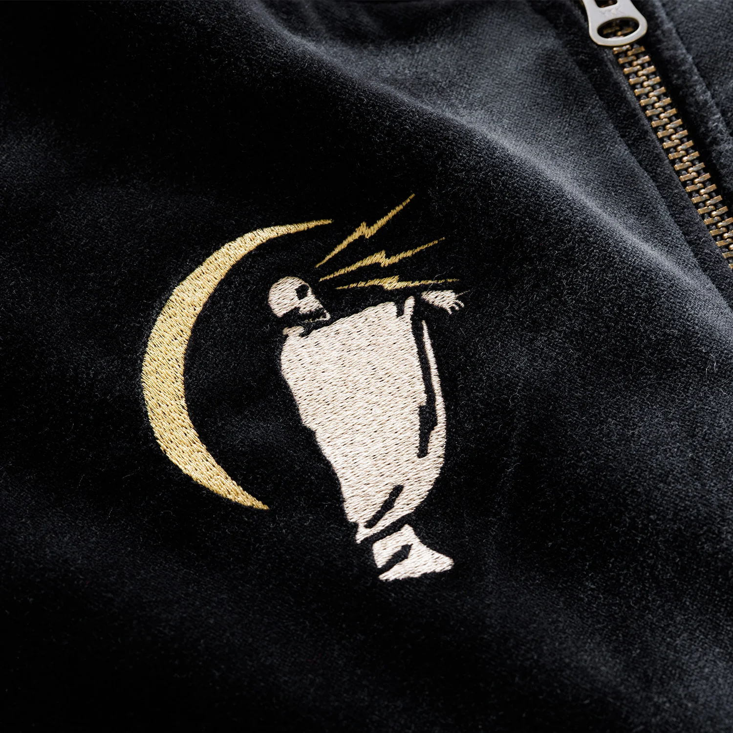 PD Lucky 7 Sunfade Black Souvenir Jacket - Image 4