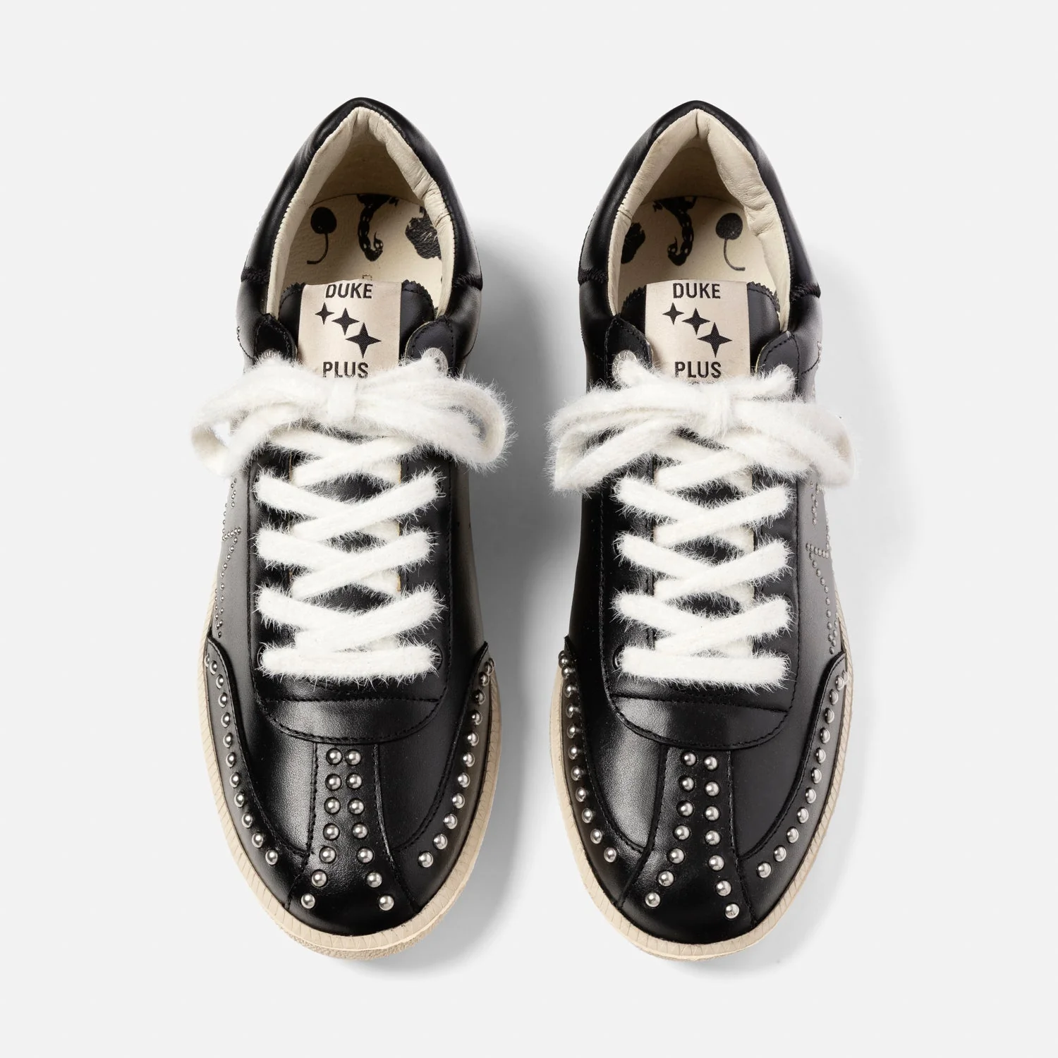 Plus Duke Black Studded Sneaker - Men's - Image 4
