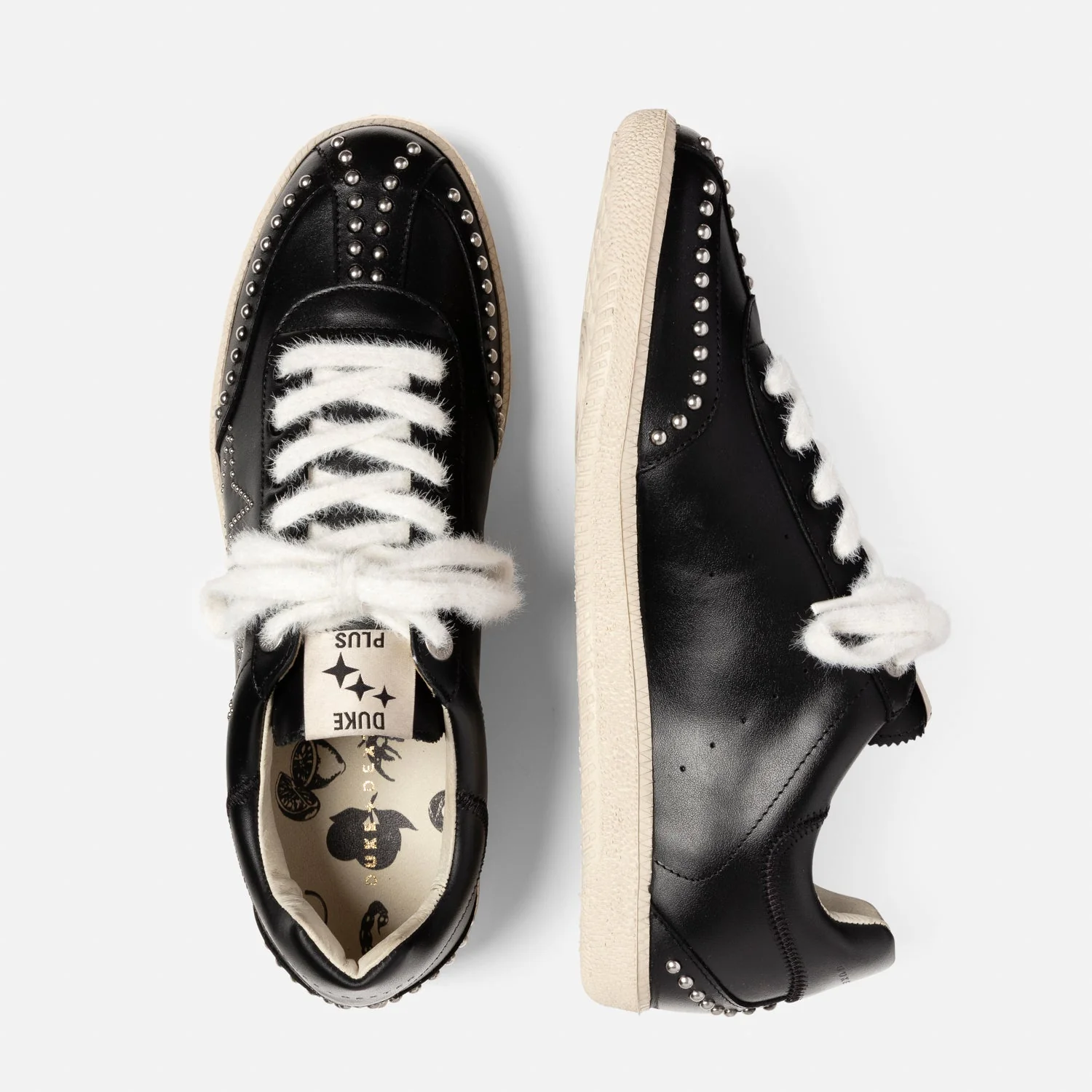 Plus Duke Black Studded Sneaker - Men's - Image 5