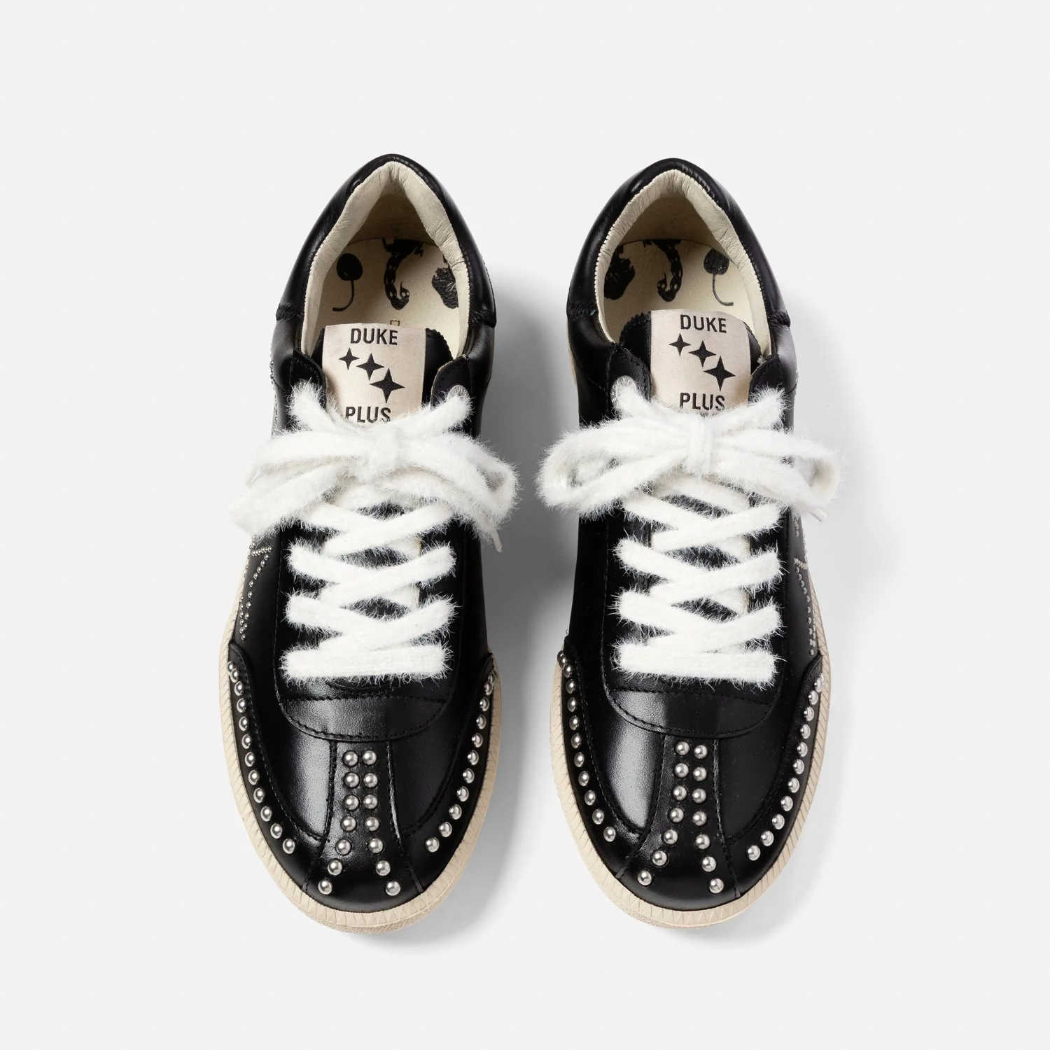 Plus Duke Black Studded Sneaker - Women's - Image 4