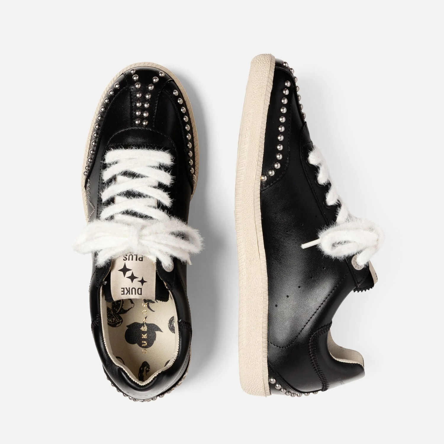 Plus Duke Black Studded Sneaker - Women's - Image 5
