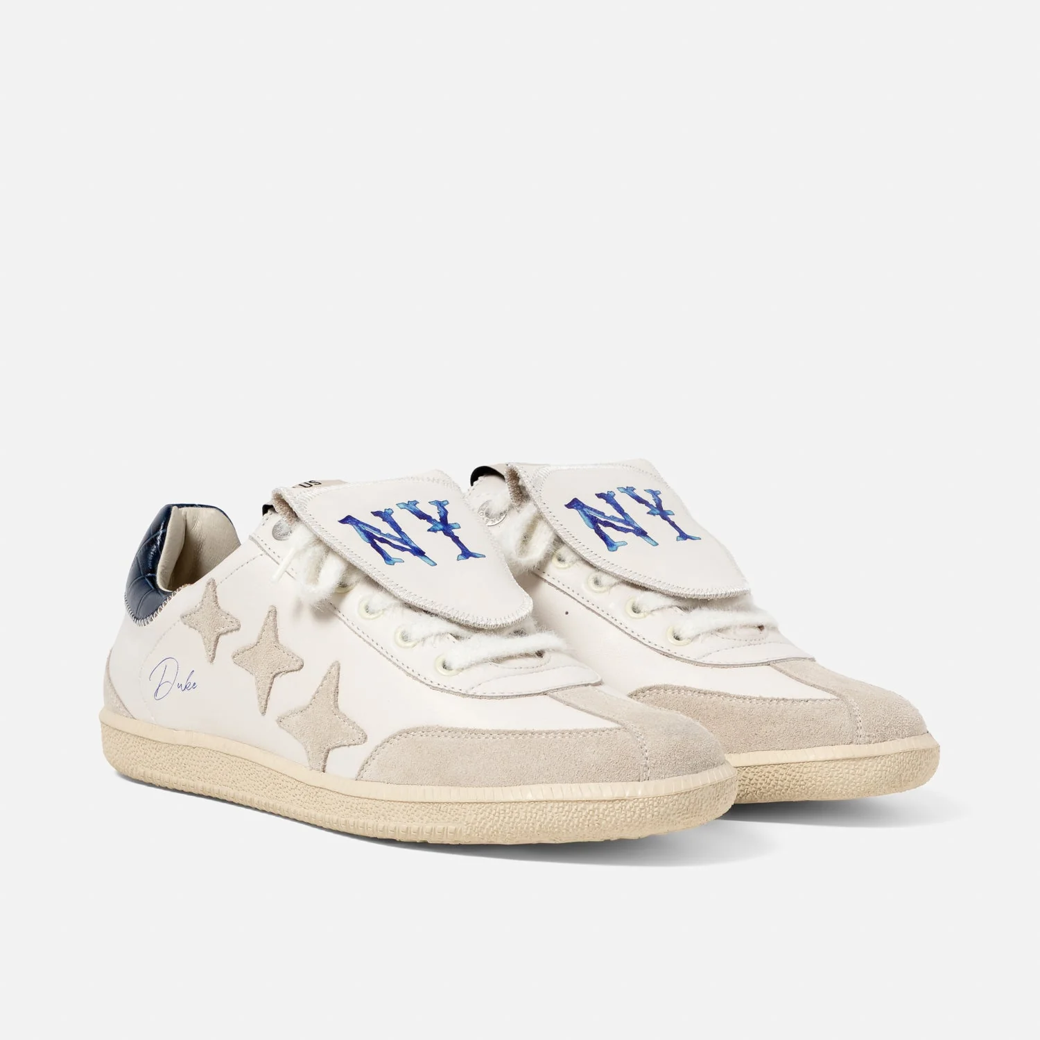 Plus Duke NY White + Navy Sneaker - Men's - Image 3