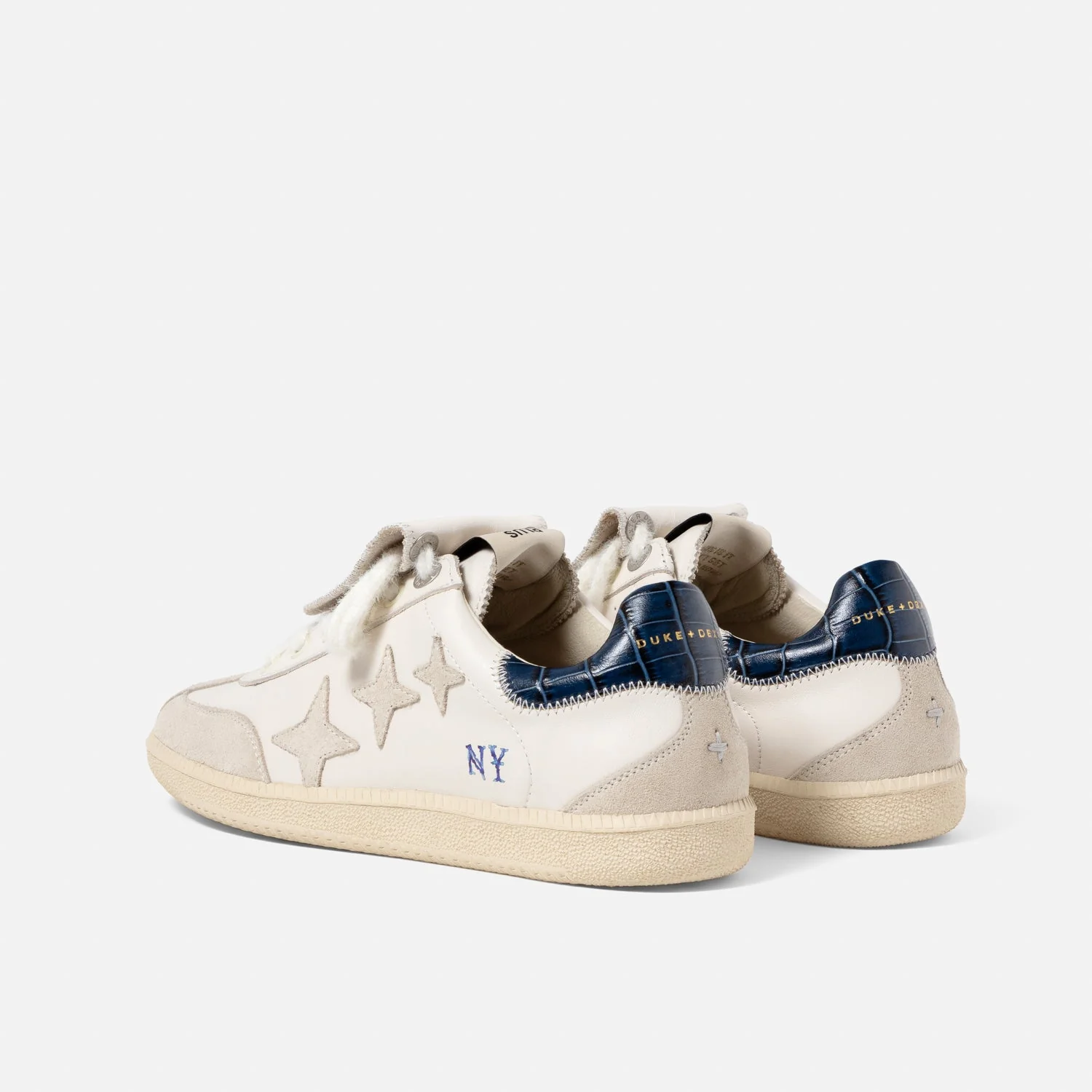 Plus Duke NY White + Navy Sneaker - Women's - Image 6