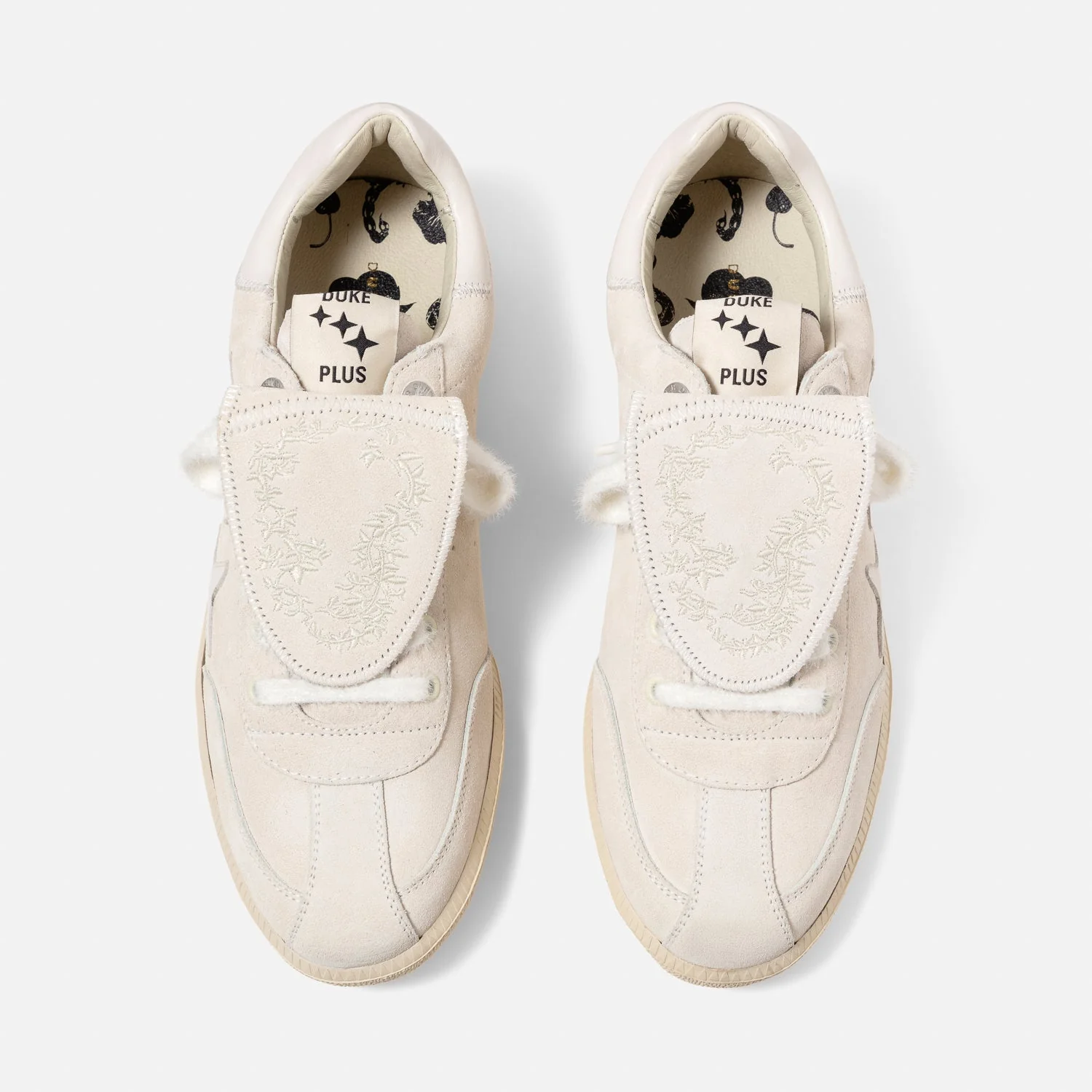 Plus Duke Off-White Suede Sneaker - Men's - Image 4