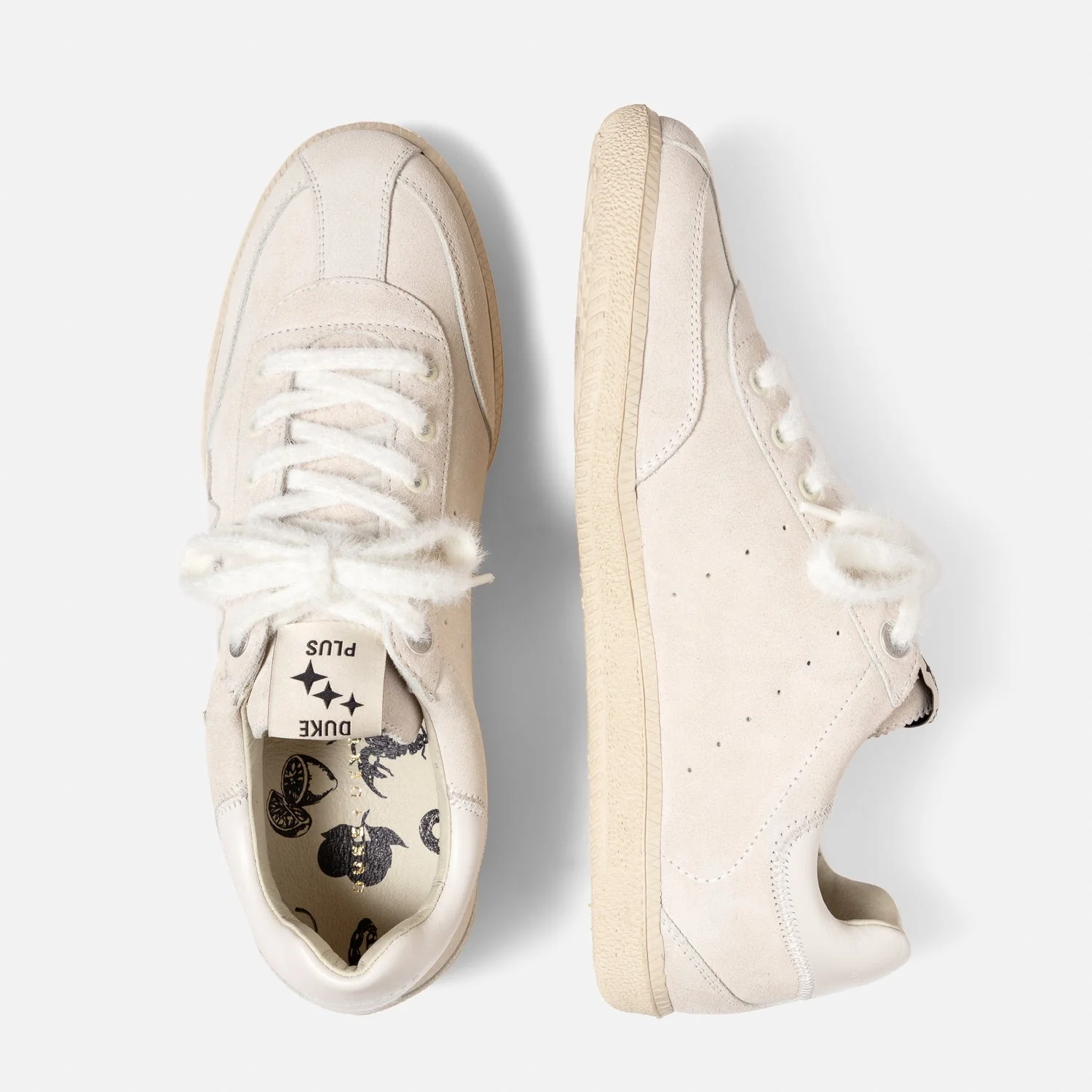 Plus Duke Off-White Suede Sneaker - Men's - Image 5