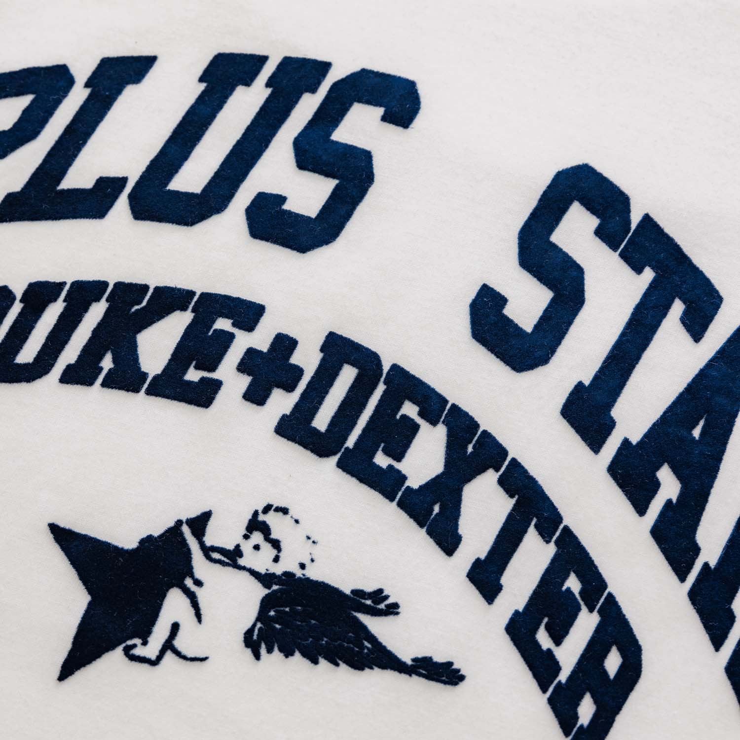 Plus Vintage White + Navy Ringer T-Shirt - Image 5