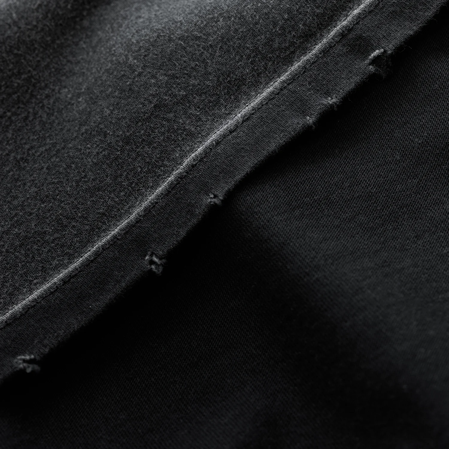 Sun Faded Workwear Washed Black T-Shirt - Image 5