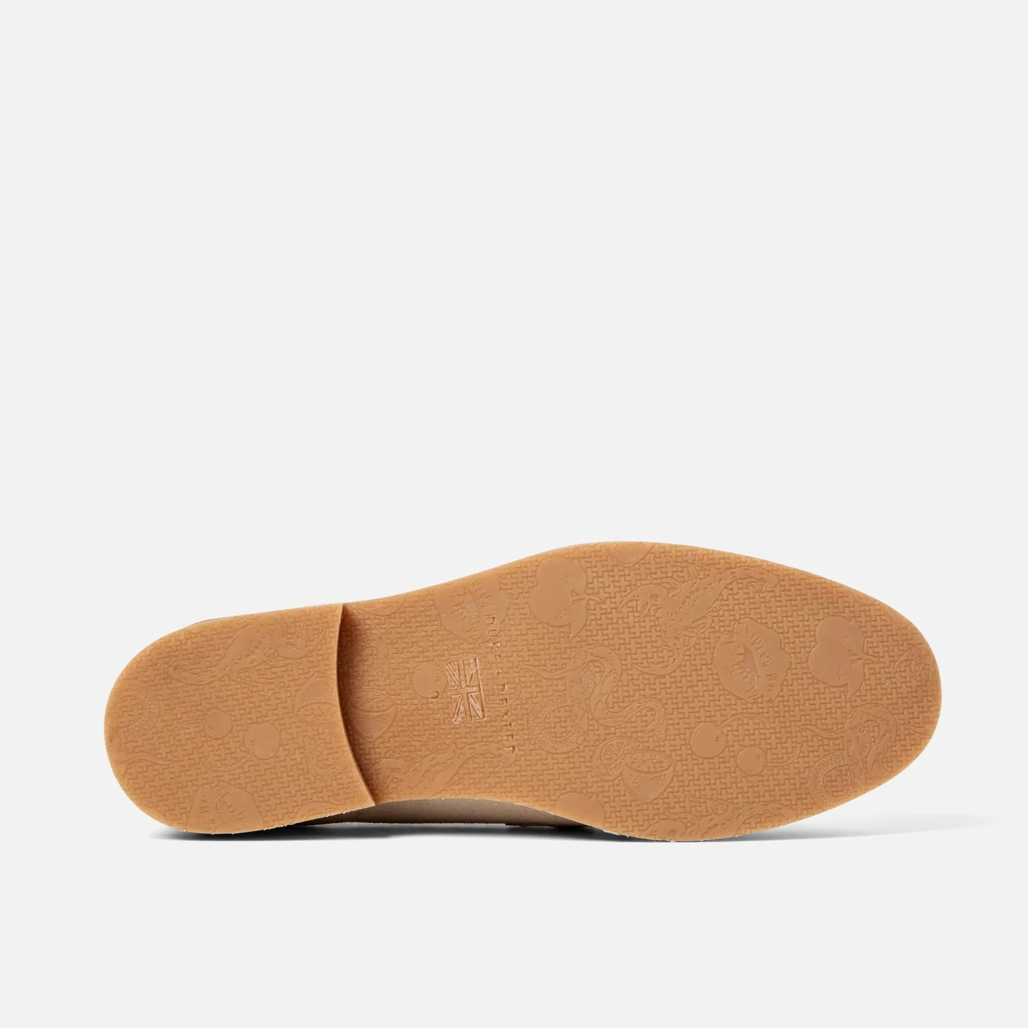 Wilde Beige + White Suede Penny Loafer - Men's - Image 6