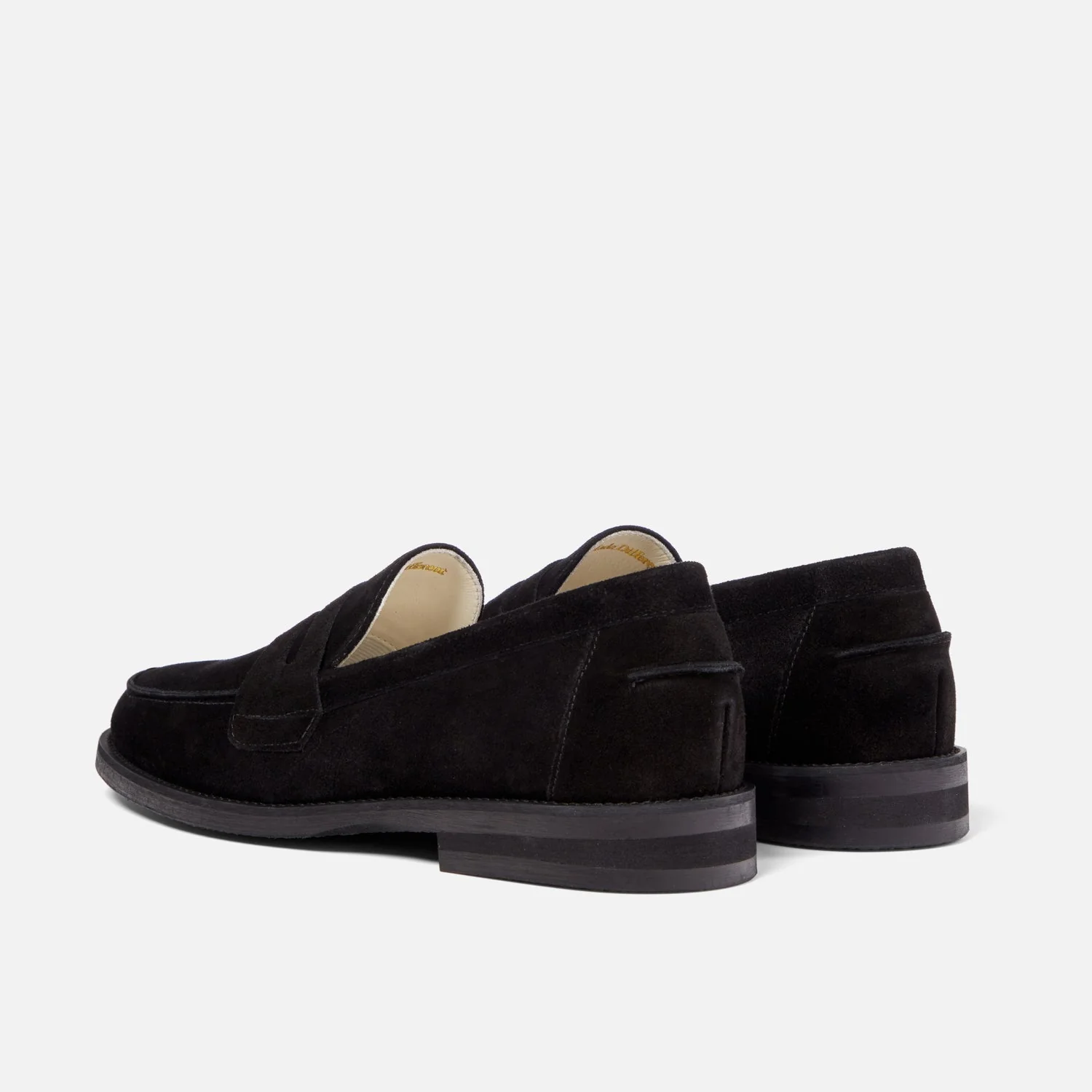 Wilde Black Suede Penny Loafer - Men's - Image 5